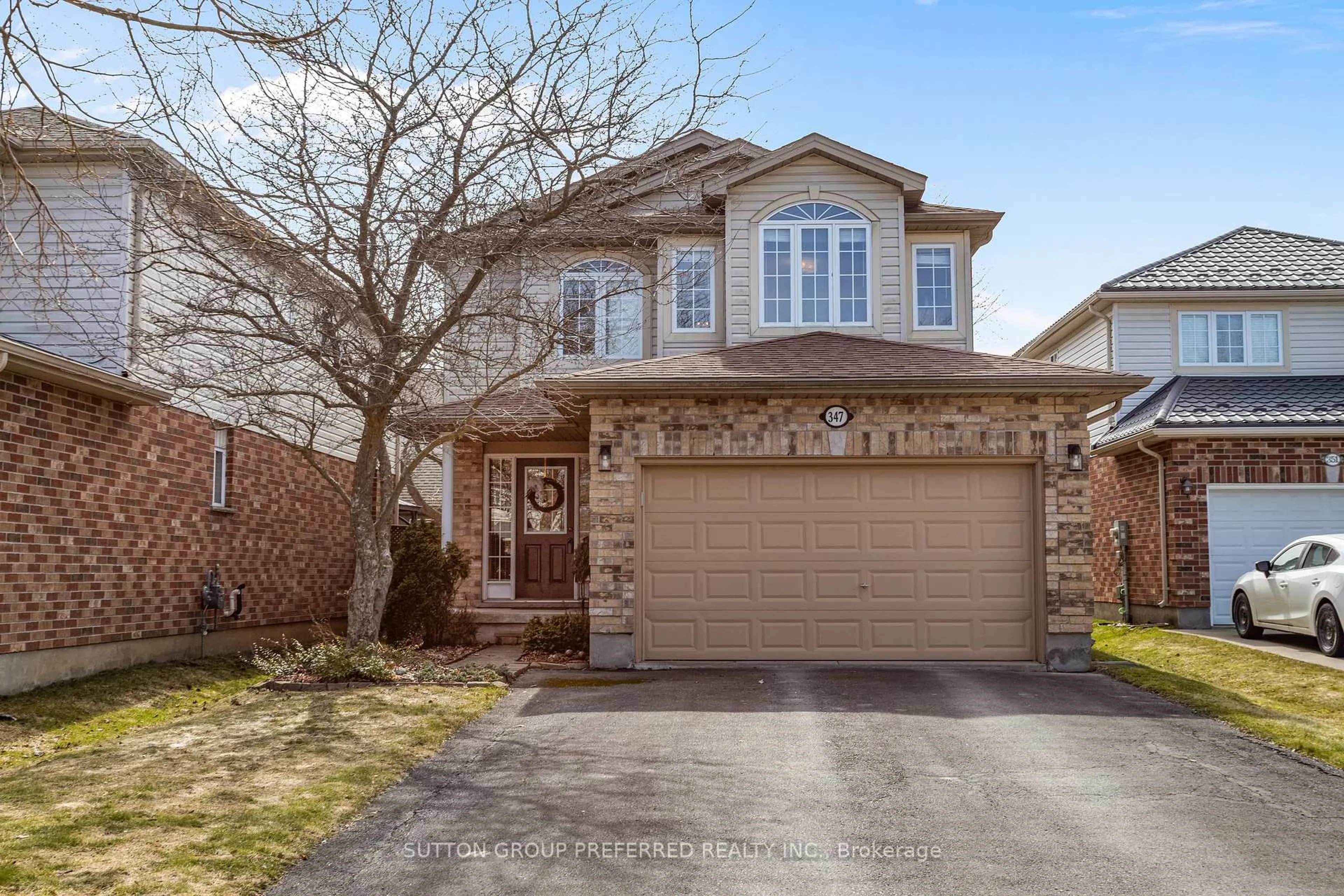 Home with brick exterior material, street for 347 Ridgeview Crt, London East Ontario N5Y 6H7