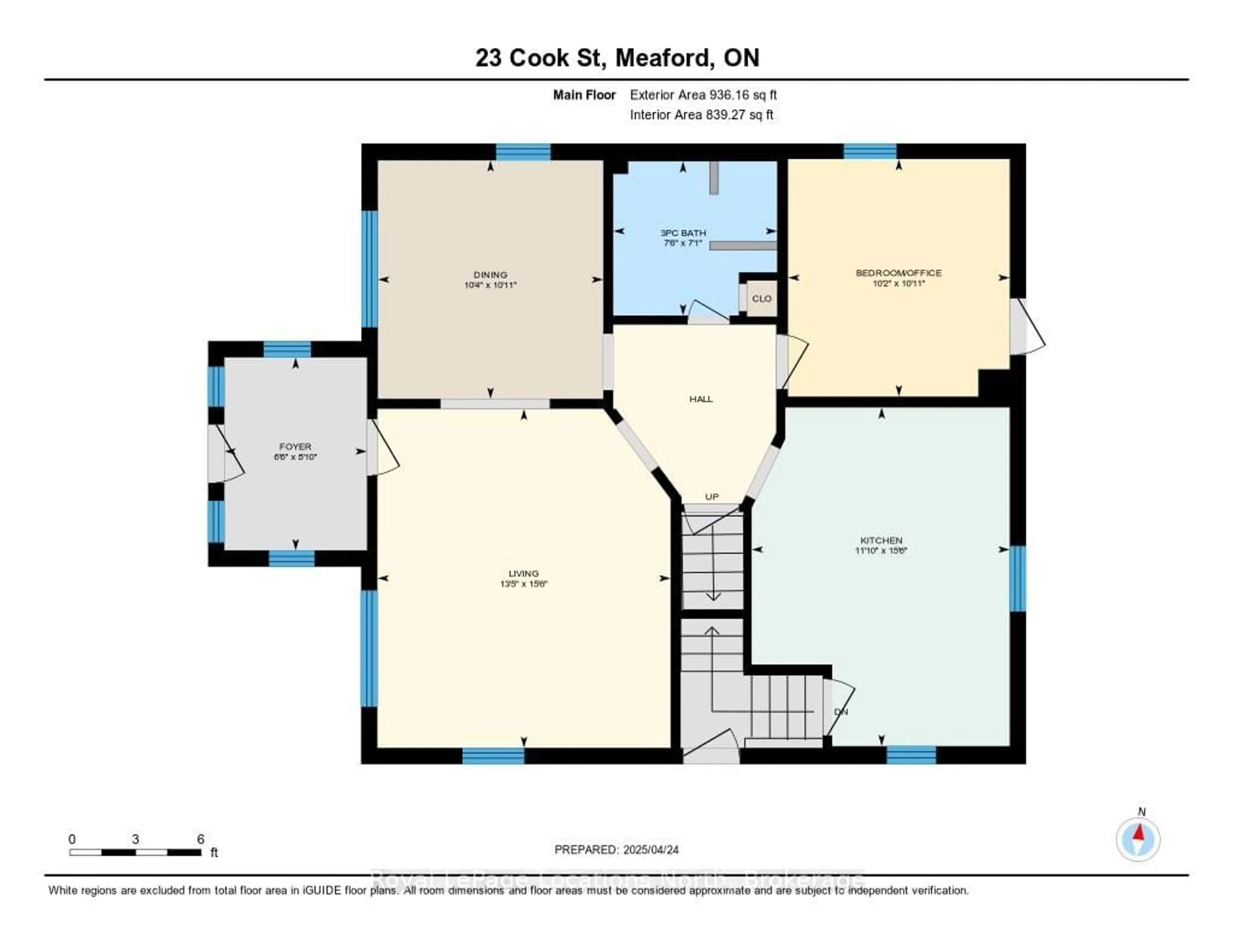 Floor plan for 23 Cook St, Meaford Ontario N4L 1V3