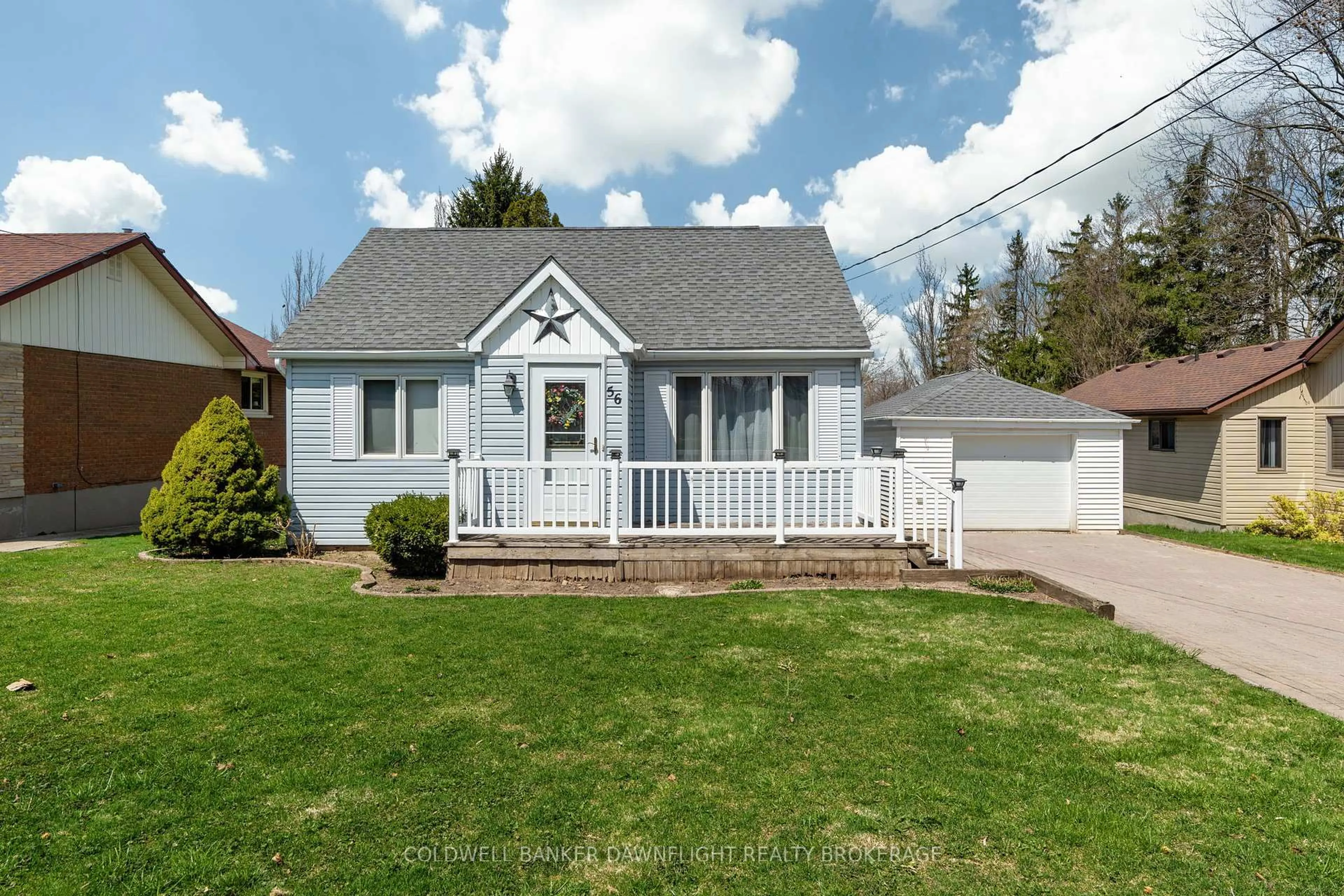 Home with vinyl exterior material, street for 56 Hill St, South Huron Ontario N0M 1S1