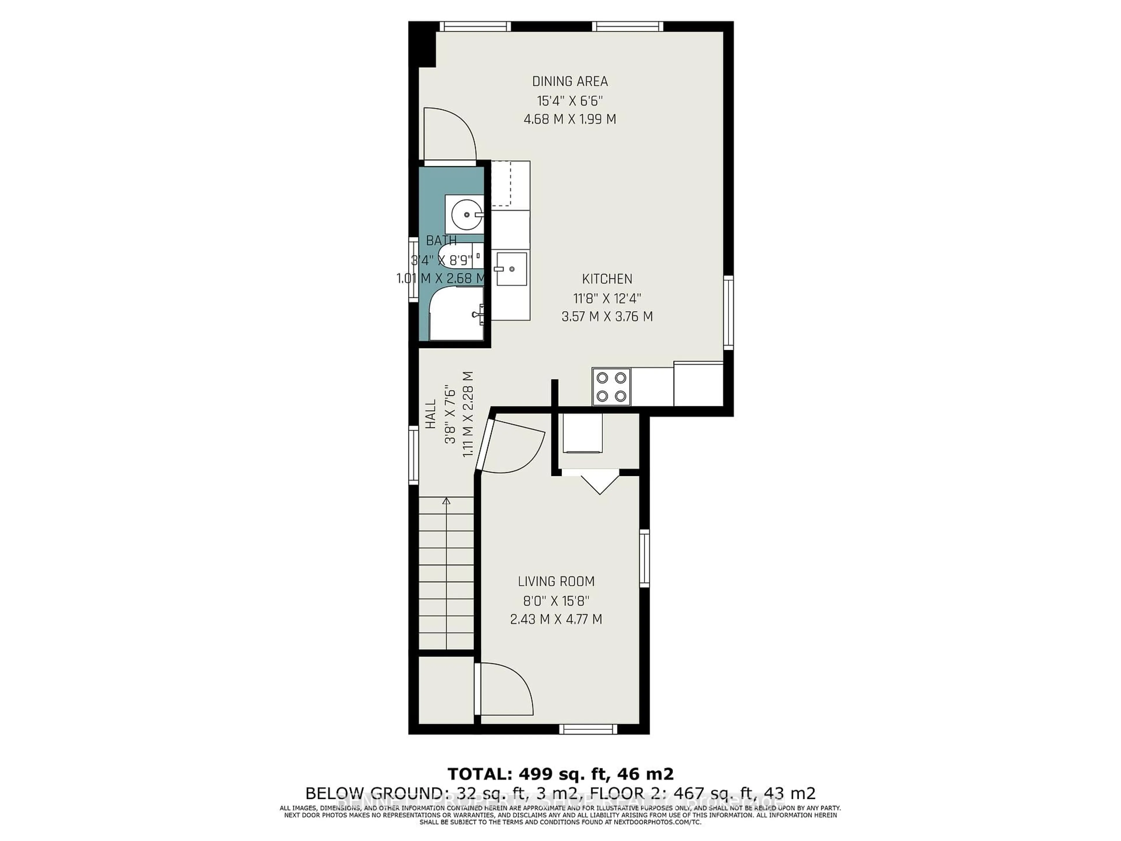Floor plan for 978 Admiral Ave, Ottawa Ontario K1Z 6L9