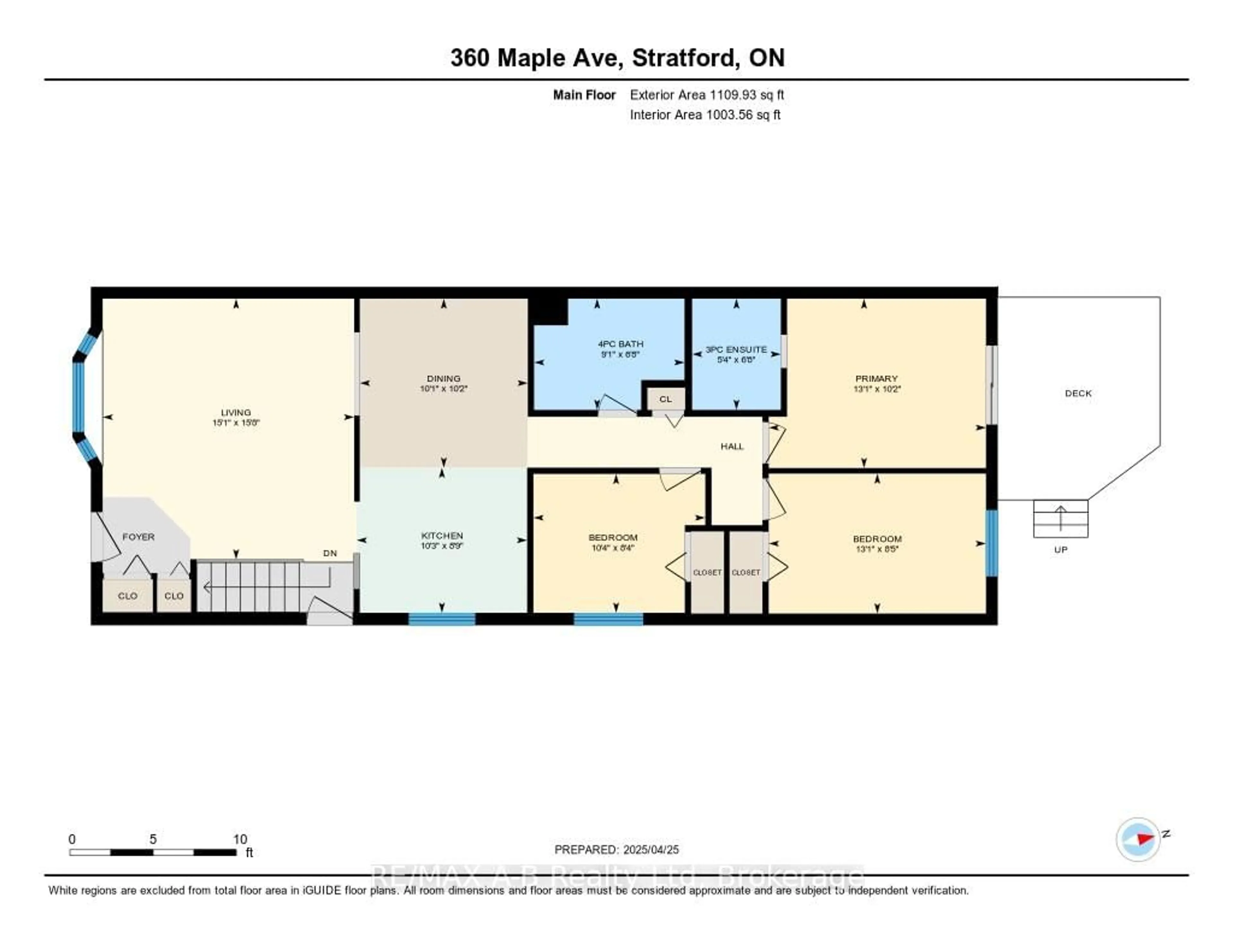 Floor plan for 360 Maple Ave, Stratford Ontario N5A 1V9