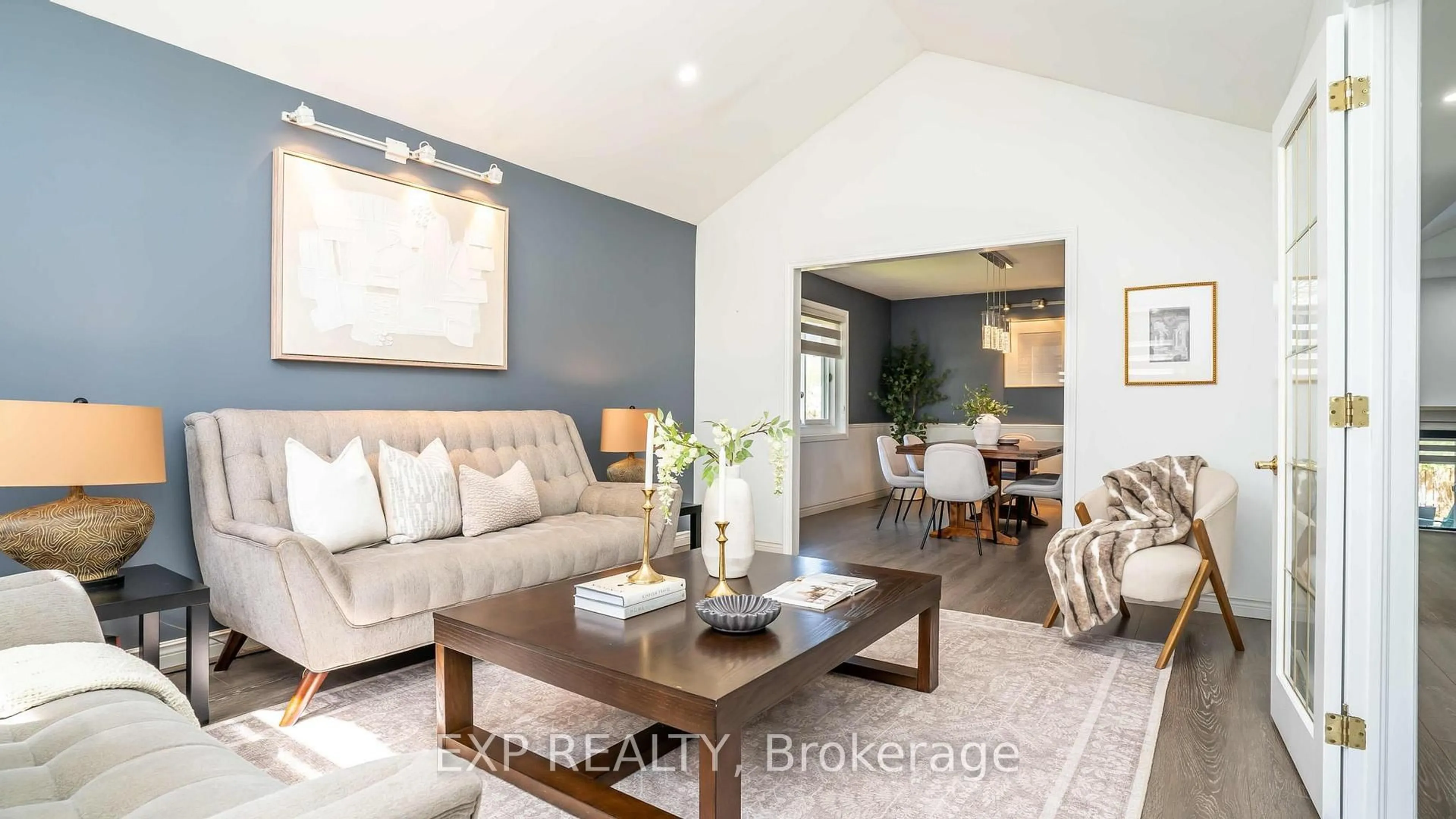 Living room with furniture, unknown for 124 Robinson Lane, London North Ontario N5X 3V4