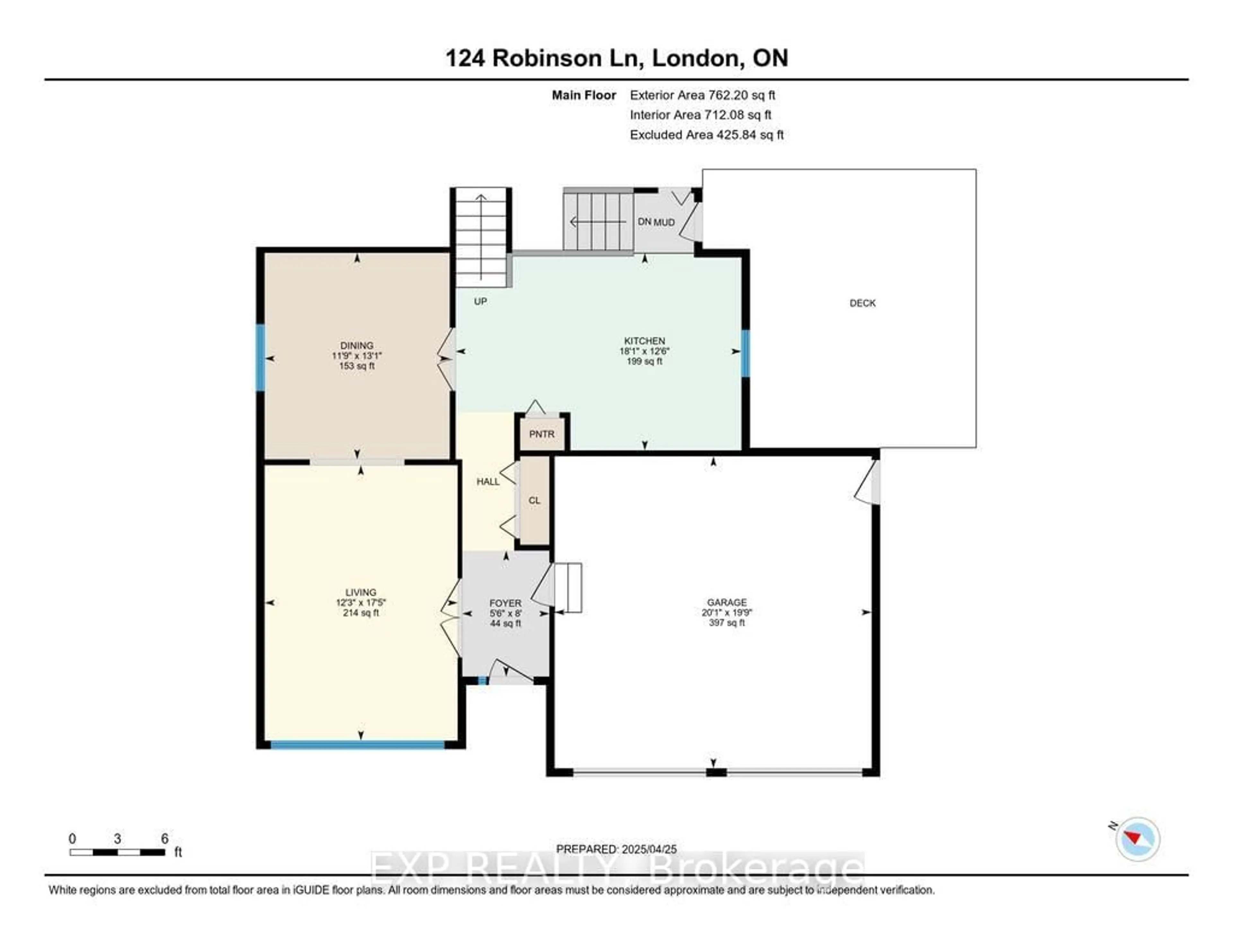 Floor plan for 124 Robinson Lane, London North Ontario N5X 3V4