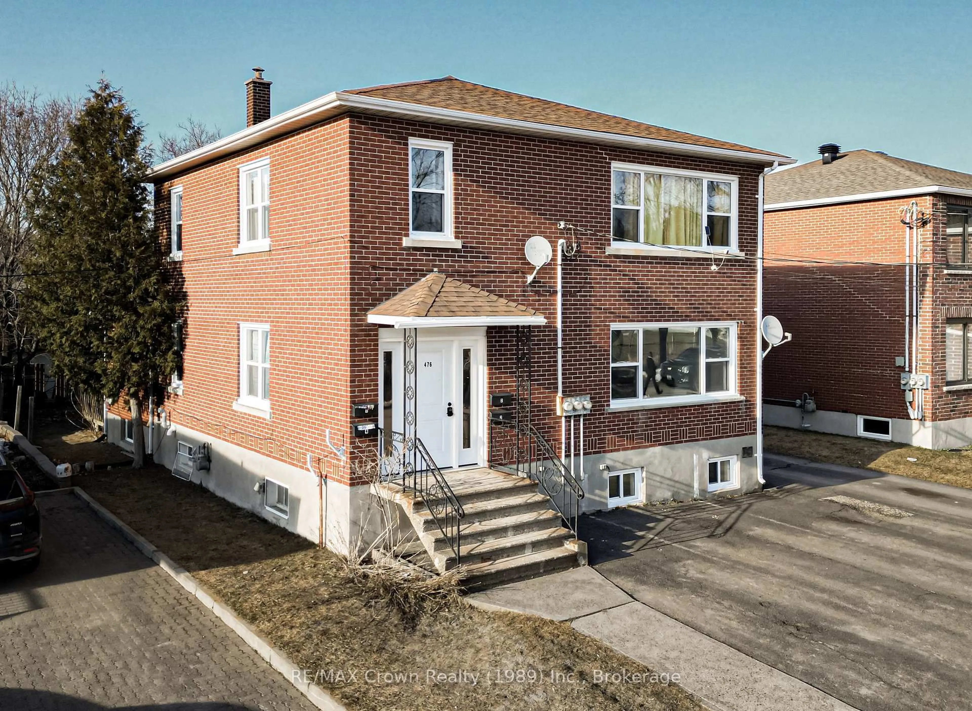 Home with brick exterior material, street for 476 White Ave, Greater Sudbury Ontario P3C 2G5