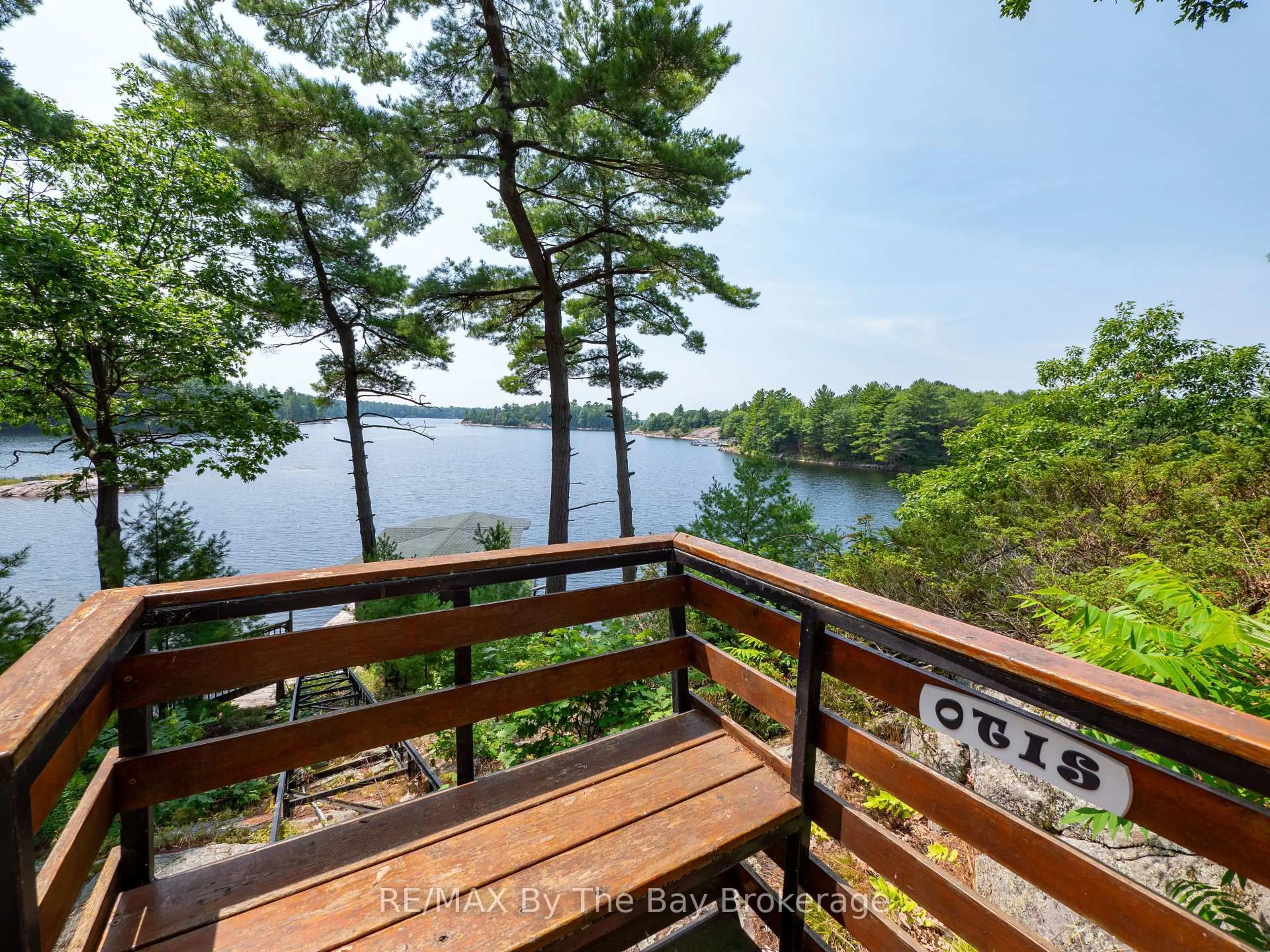 Patio, water/lake/river/ocean view for 15598 GEORGIAN BAY SHORE N/A, Georgian Bay Ontario P0E 1E0