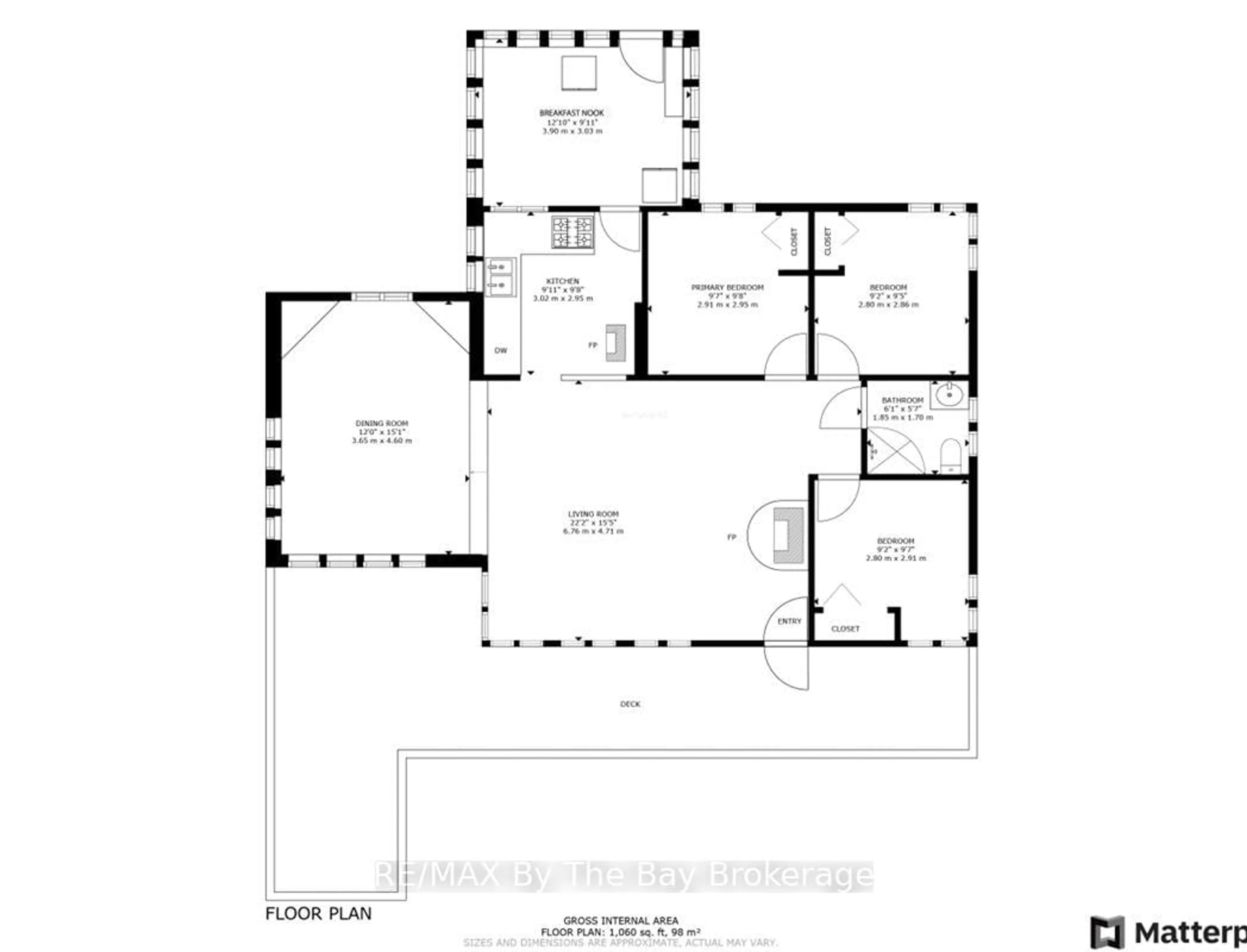 Floor plan for 15598 GEORGIAN BAY SHORE, Georgian Bay Ontario P0E 1E0