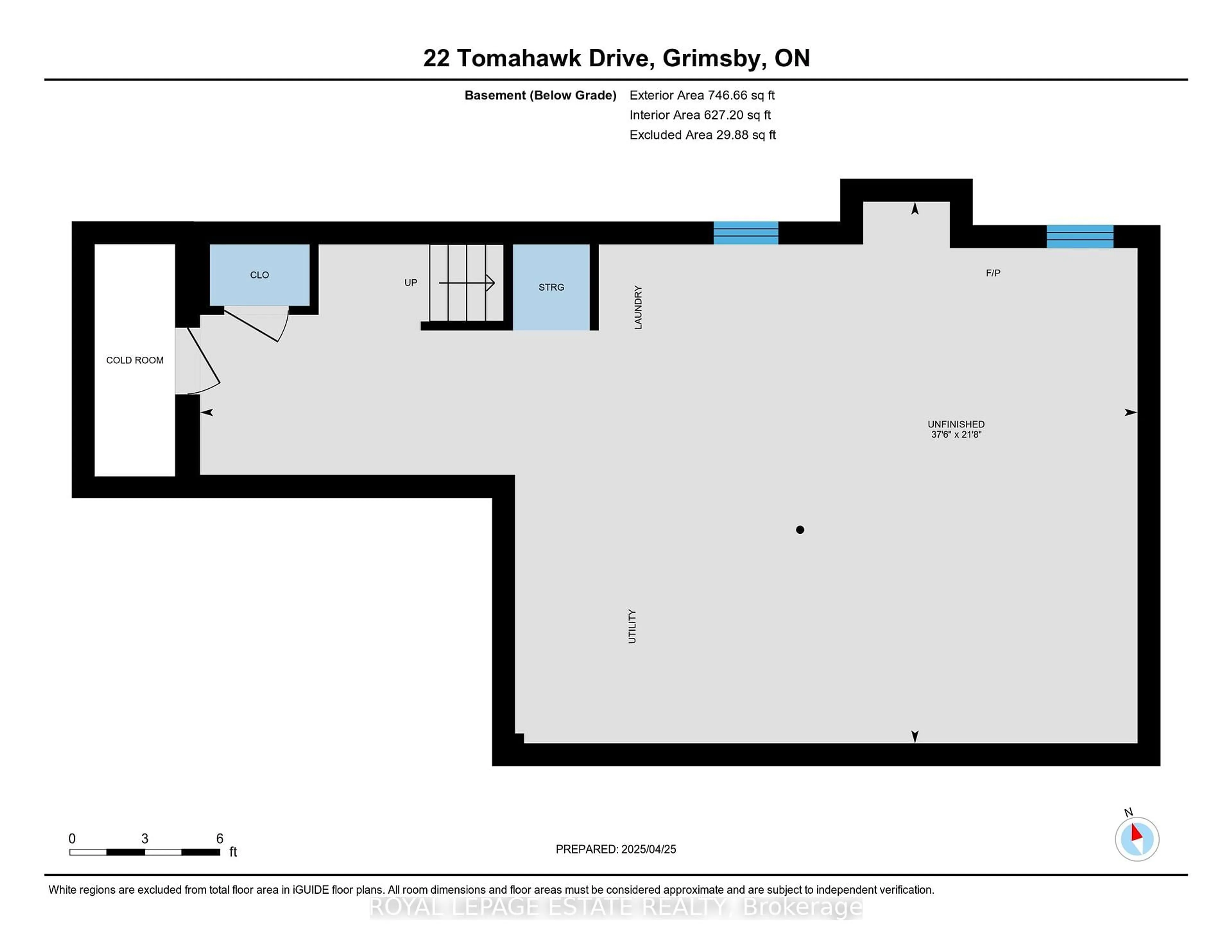 Floor plan for 22 TOMAHAWK Dr, Grimsby Ontario L3M 5G5