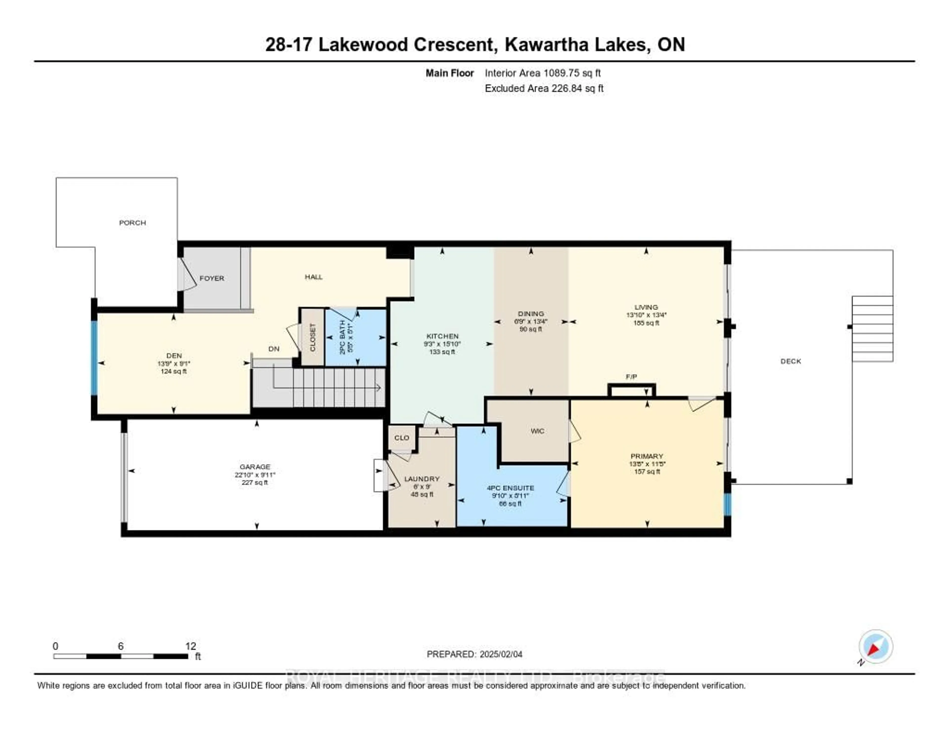 Floor plan for 17 LAKEWOOD Cres #28, Kawartha Lakes Ontario K0M 1A0