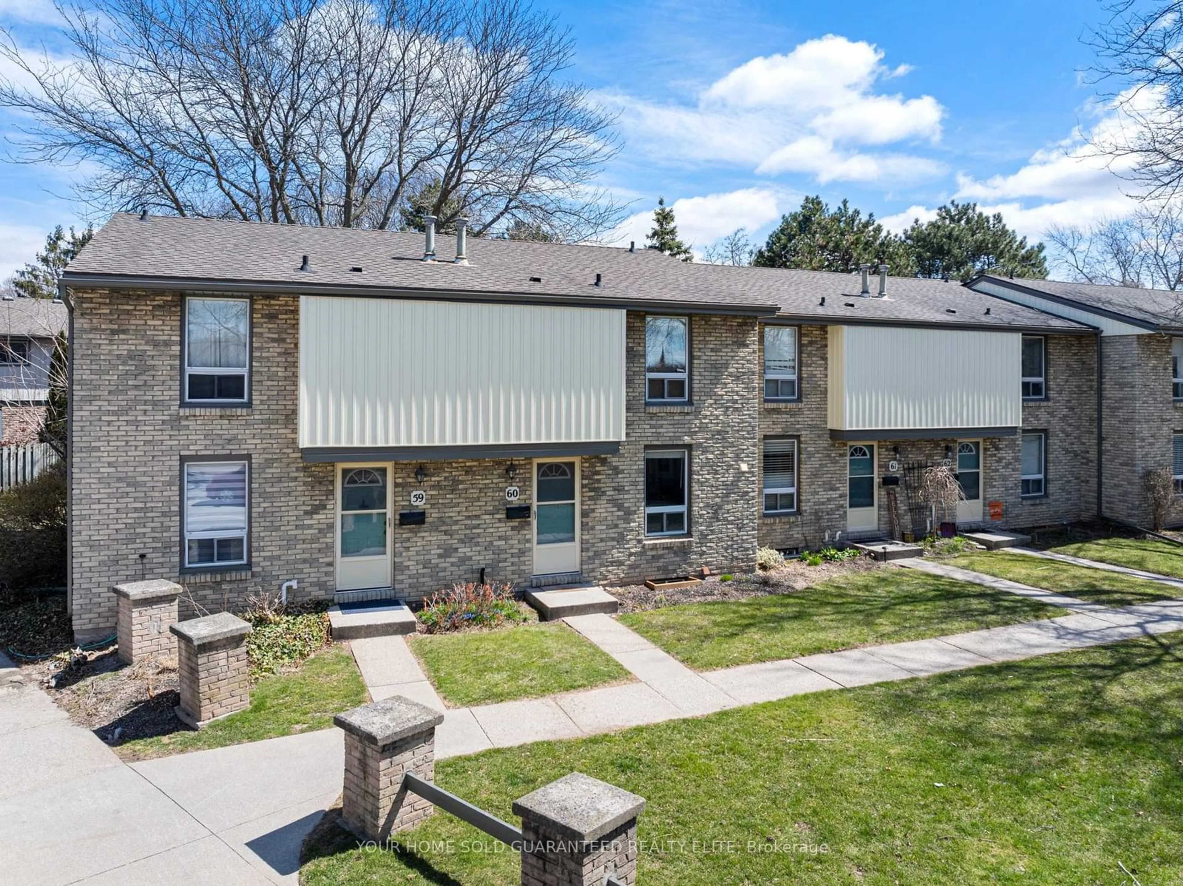 A pic from outside/outdoor area/front of a property/back of a property/a pic from drone, street for 302 Vine St #60, St. Catharines Ontario L2M 7M6