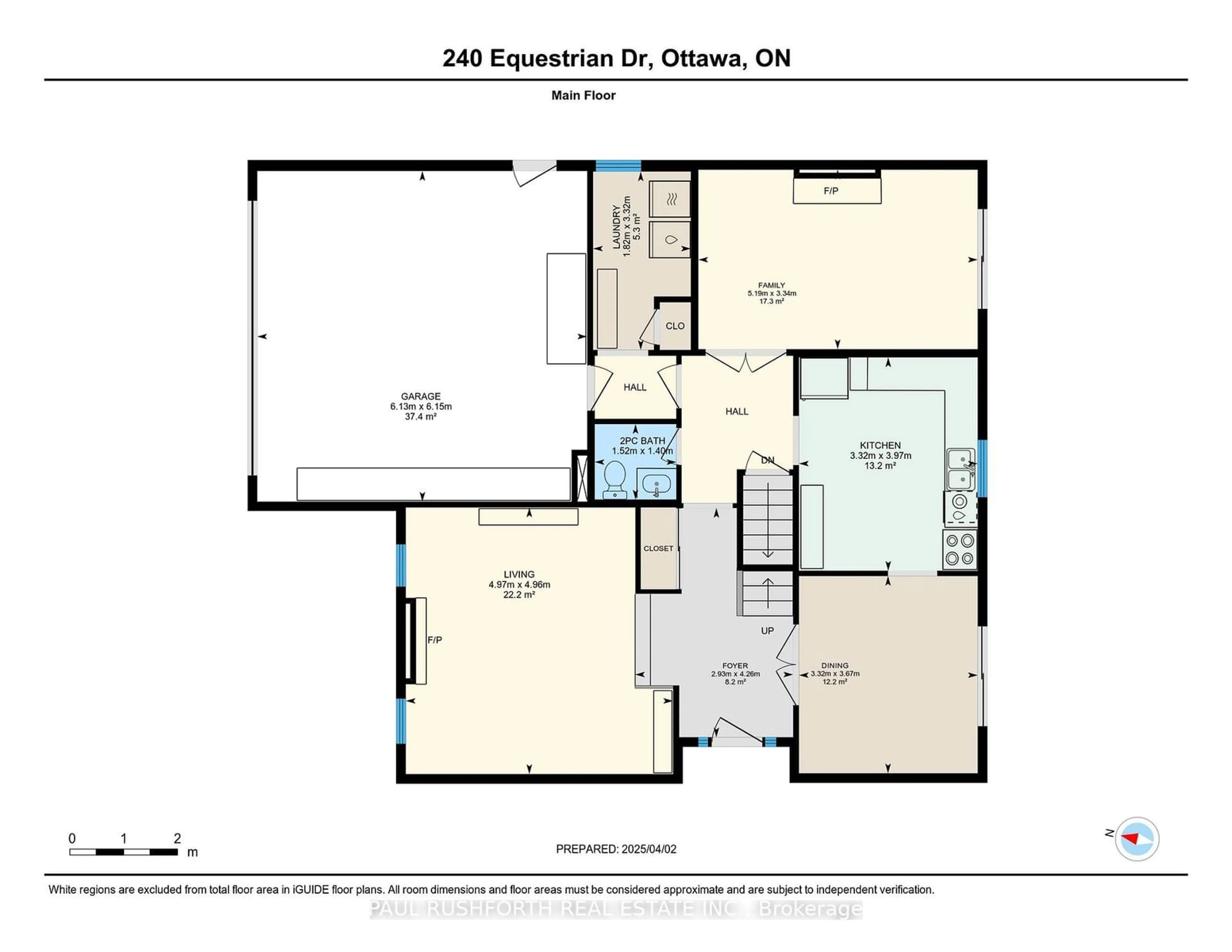 Floor plan for 240 Equestrian Dr, Ottawa Ontario K2M 1A4