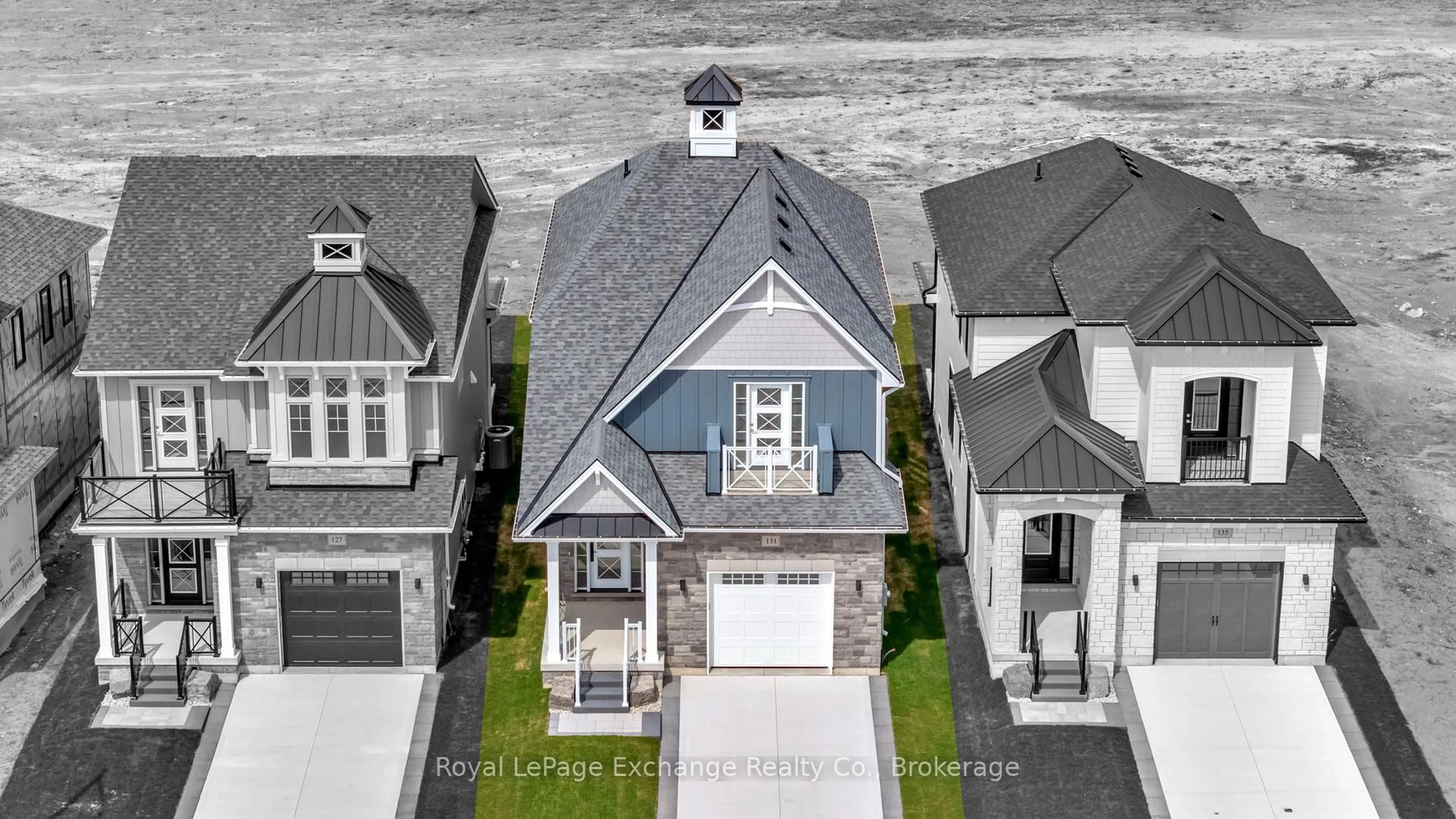 A pic from outside/outdoor area/front of a property/back of a property/a pic from drone, street for 131 Inverness St, Kincardine Ontario N2Z 2Z4