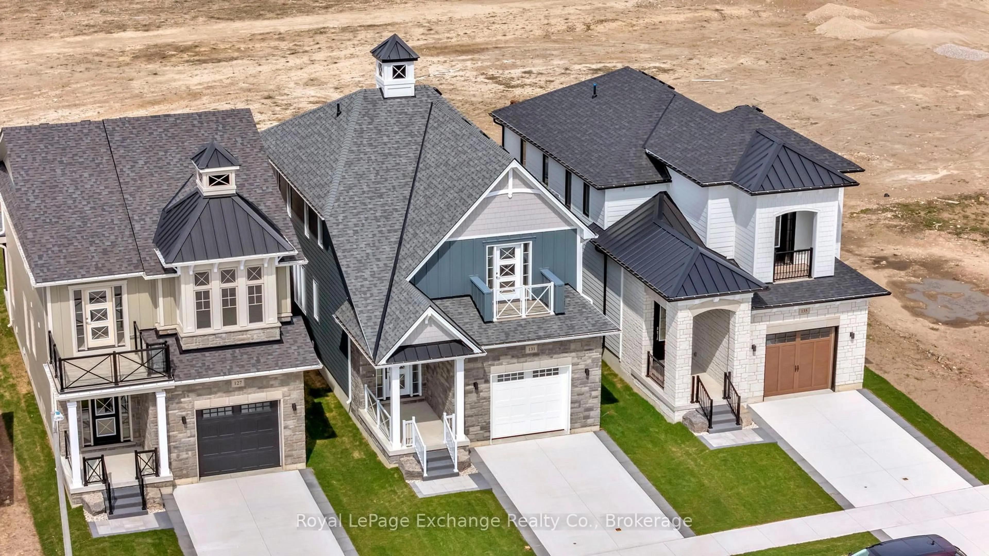 A pic from outside/outdoor area/front of a property/back of a property/a pic from drone, street for 131 Inverness St, Kincardine Ontario N2Z 2Z4