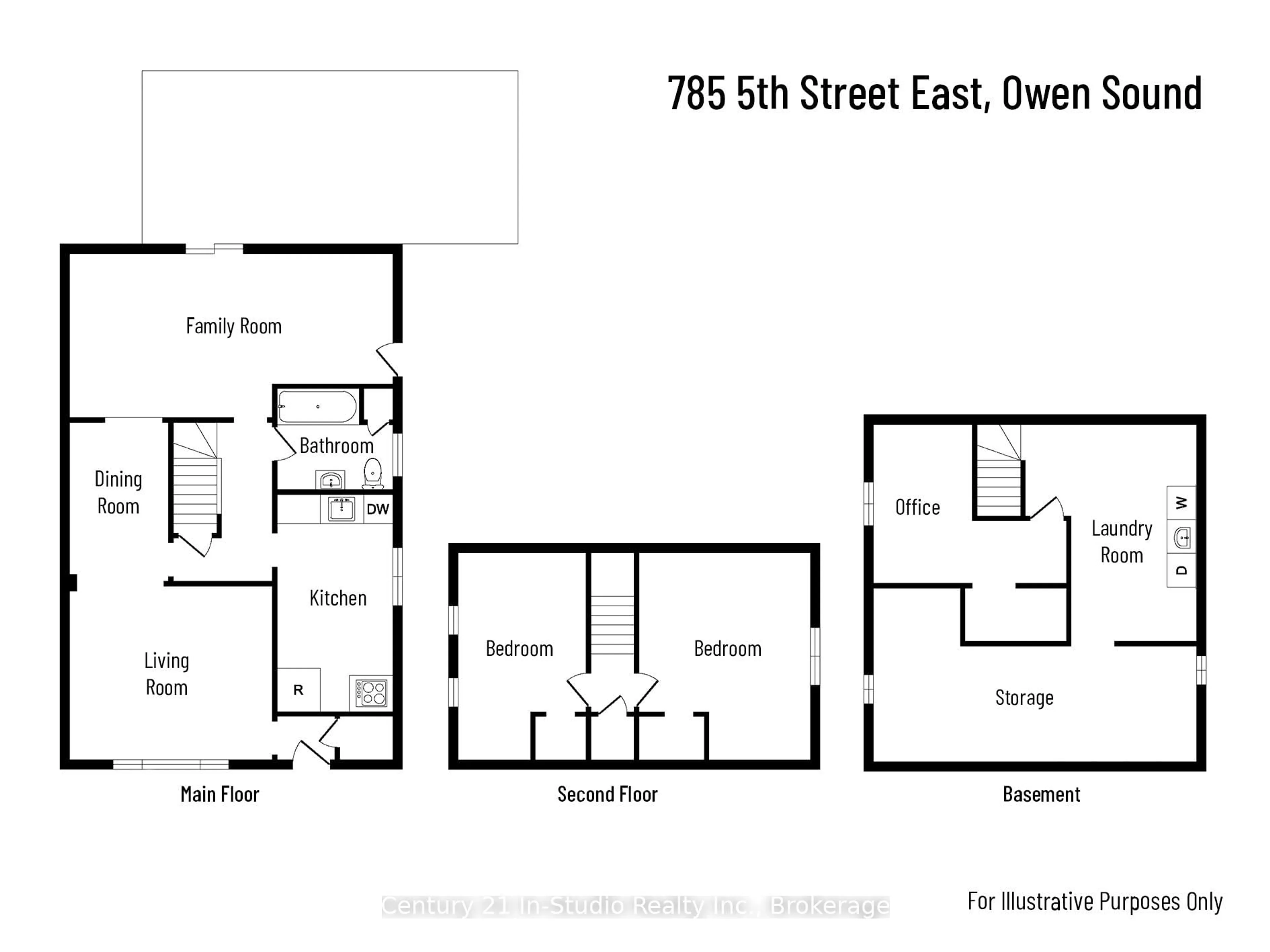 Floor plan for 785 5th St, Owen Sound Ontario N4K 1E4