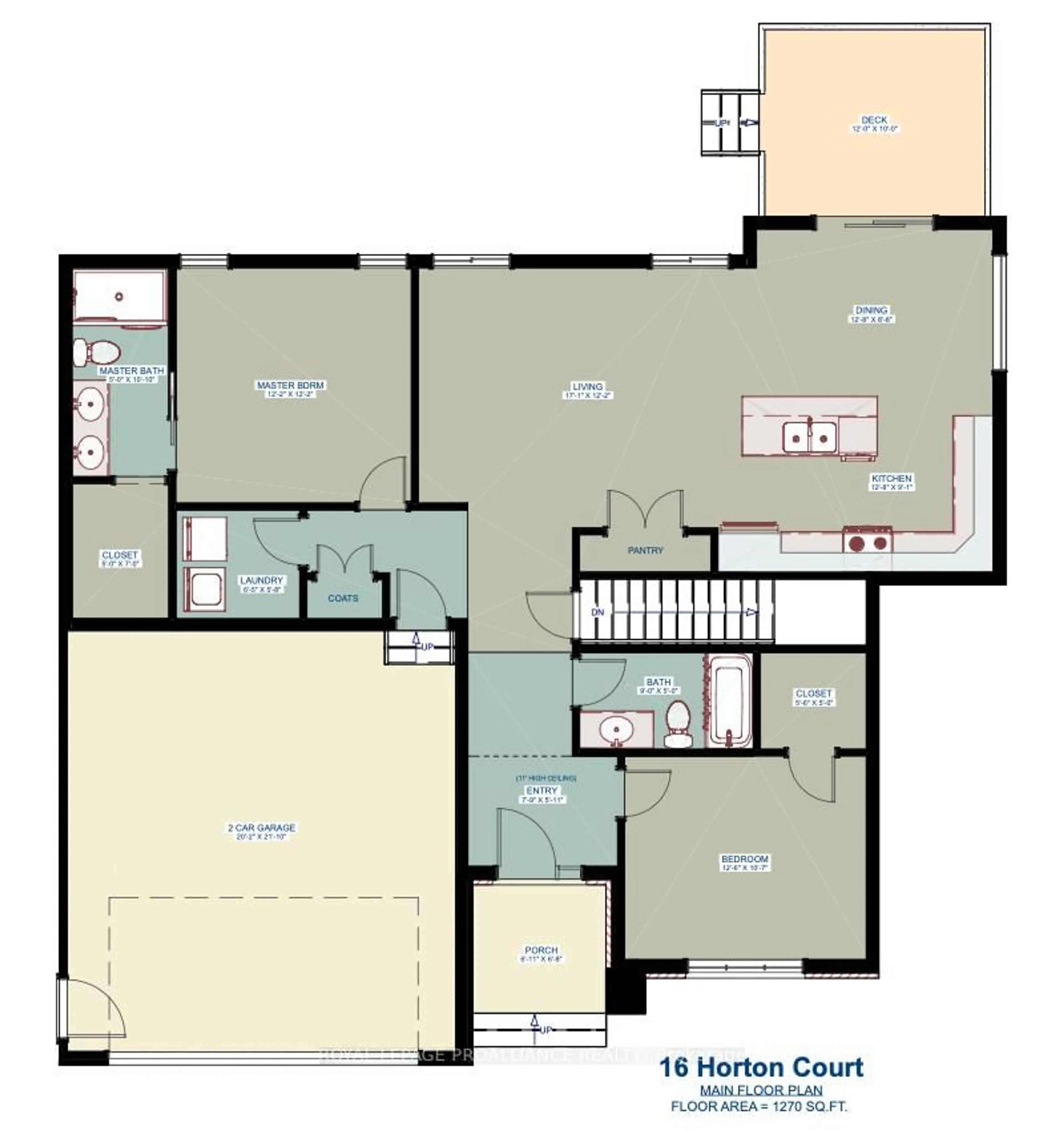 Floor plan for 16 Horton Crt, Belleville Ontario K8P 0H3