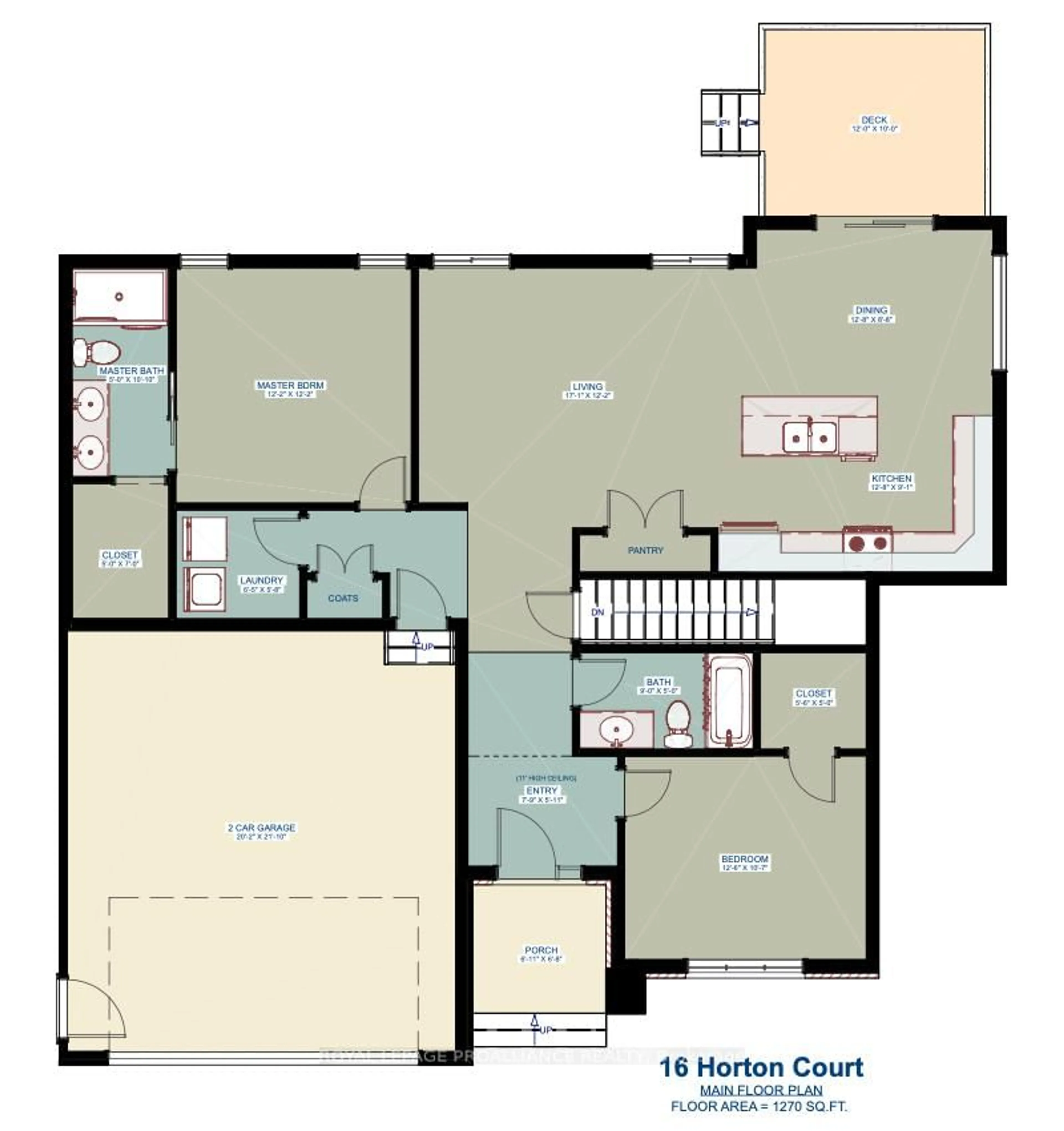 Floor plan for 16 Horton Crt, Belleville Ontario K8P 0H3