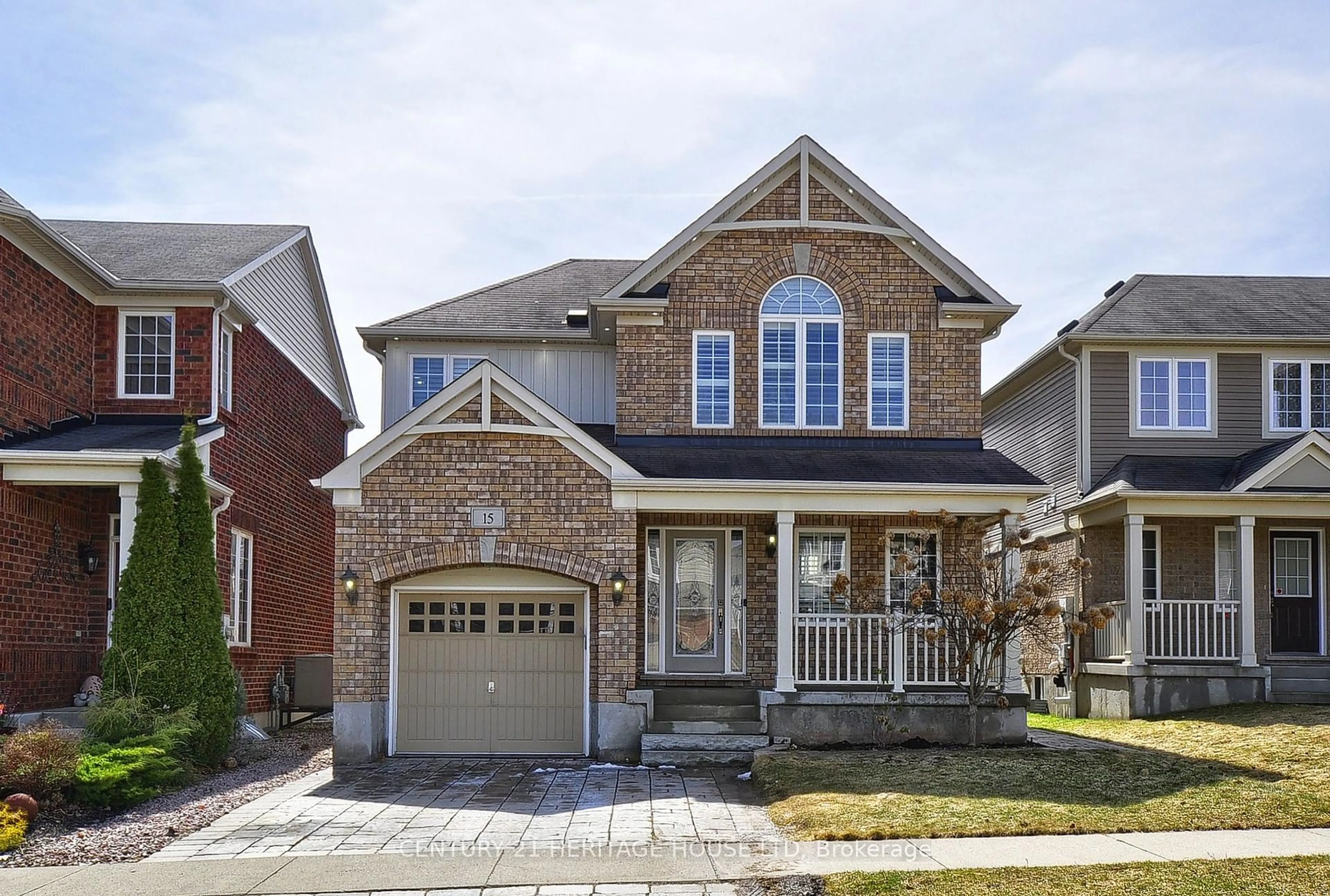 Home with brick exterior material, street for 15 Horton Walk, Cambridge Ontario N3C 0C1