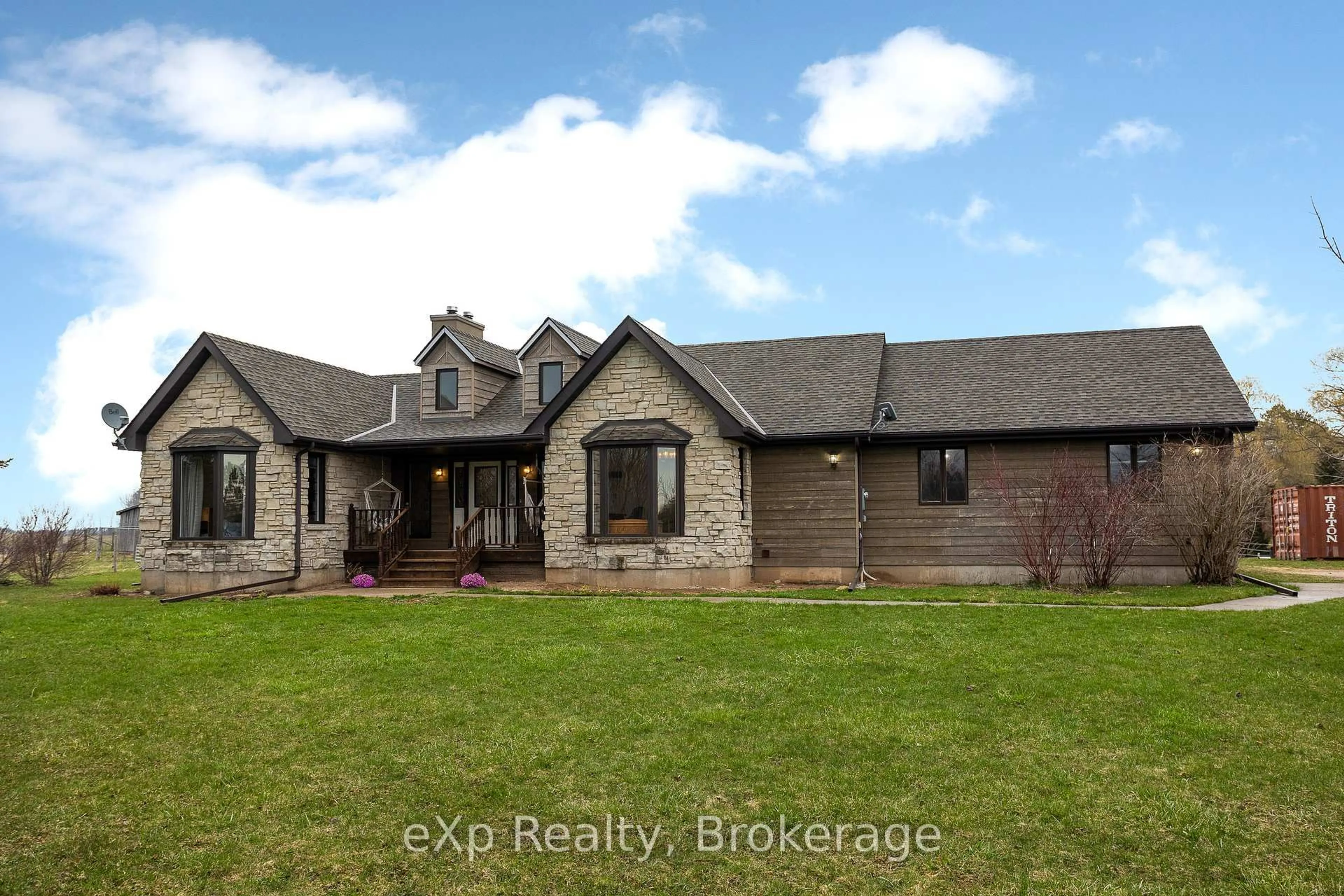 A pic from outside/outdoor area/front of a property/back of a property/a pic from drone, building for 418485 Concession A N/A, Meaford Ontario N4K 5N3