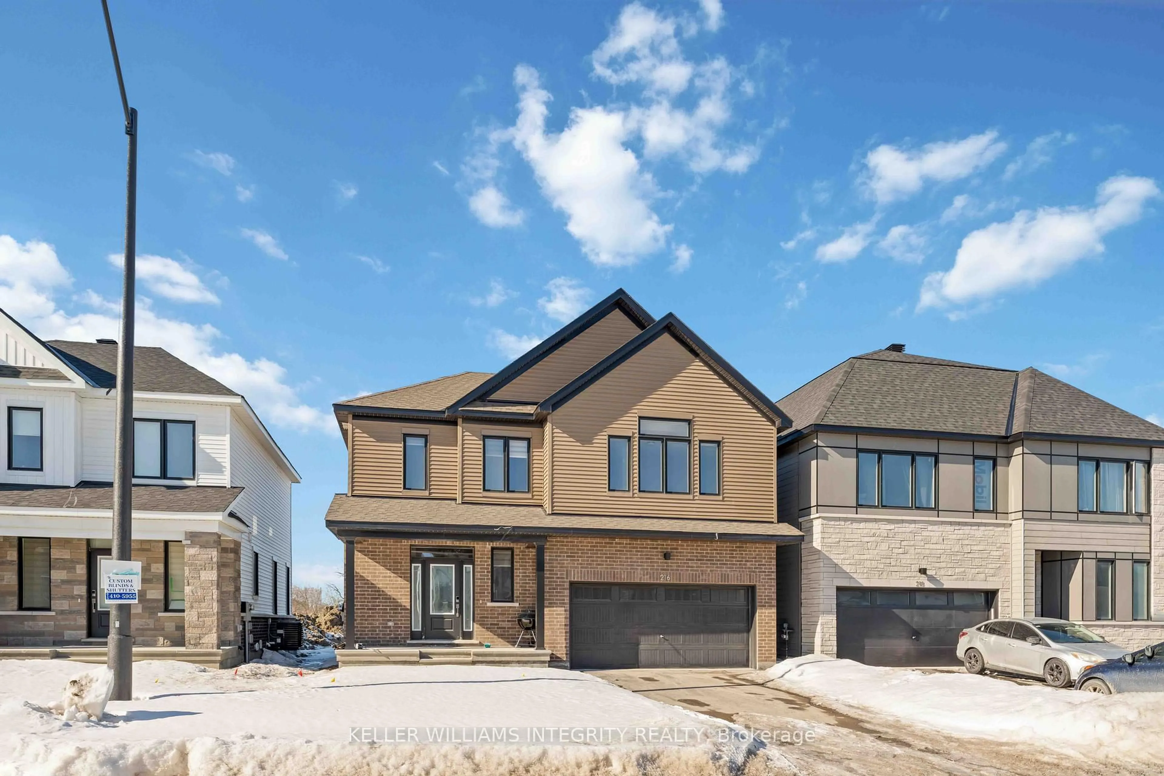 Home with brick exterior material, street for 216 Conservancy Dr, Ottawa Ontario K2J 7M5