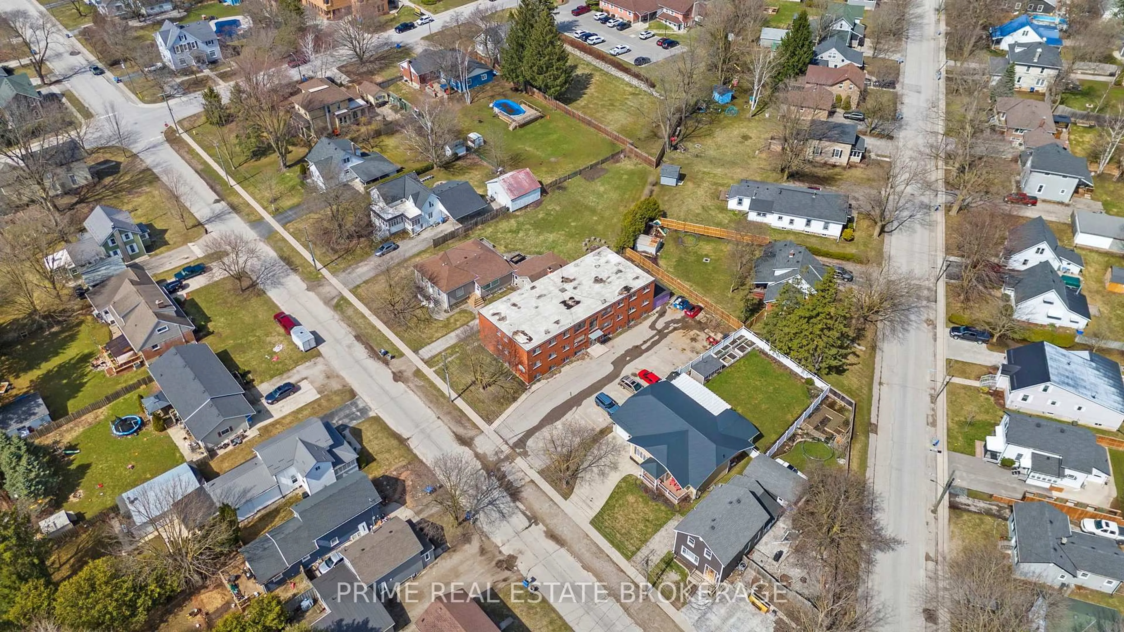 A pic from outside/outdoor area/front of a property/back of a property/a pic from drone, street for 65 Princess St, Central Huron Ontario N0M 1L0