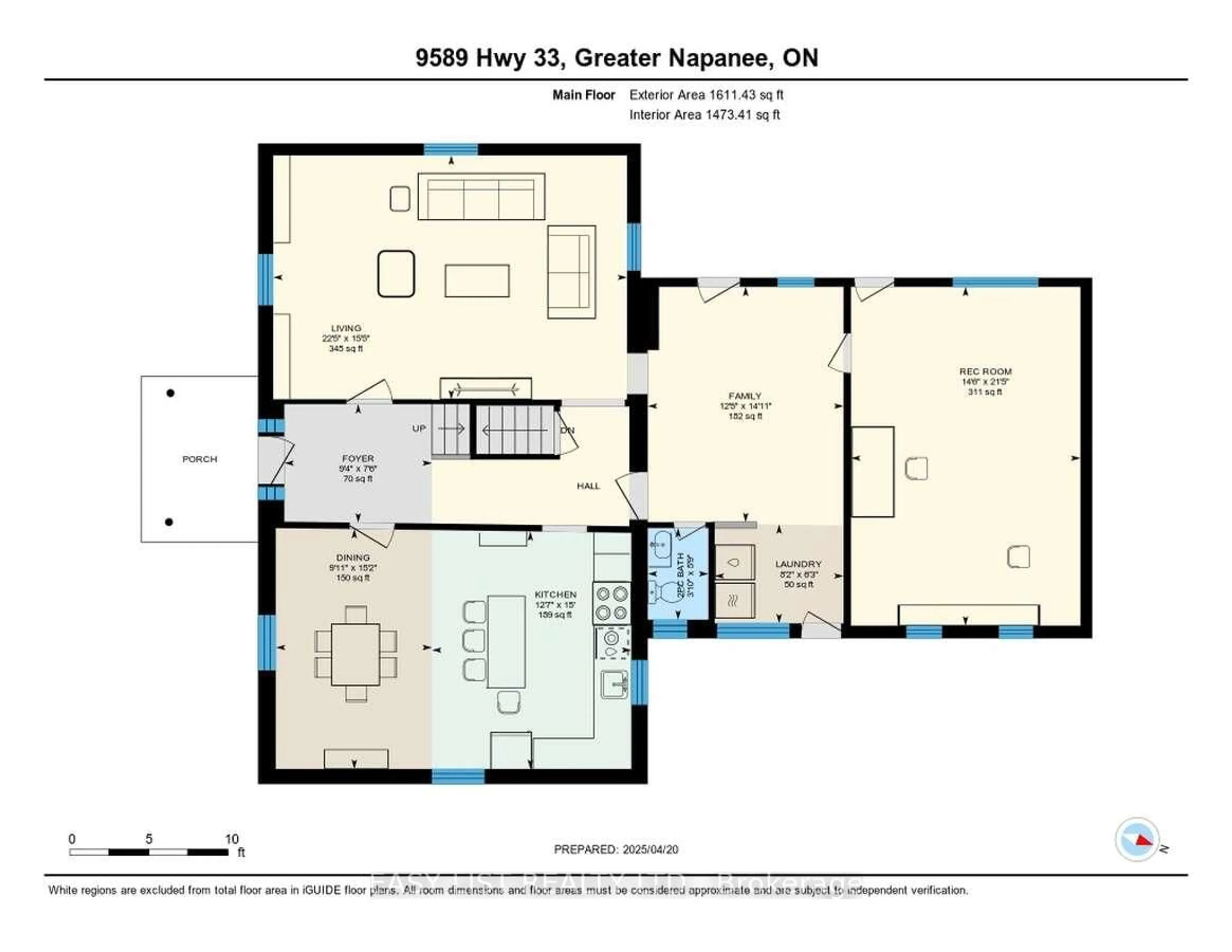 Floor plan for 9589 Loyalist Pkwy, Bath Ontario K0H 1G0