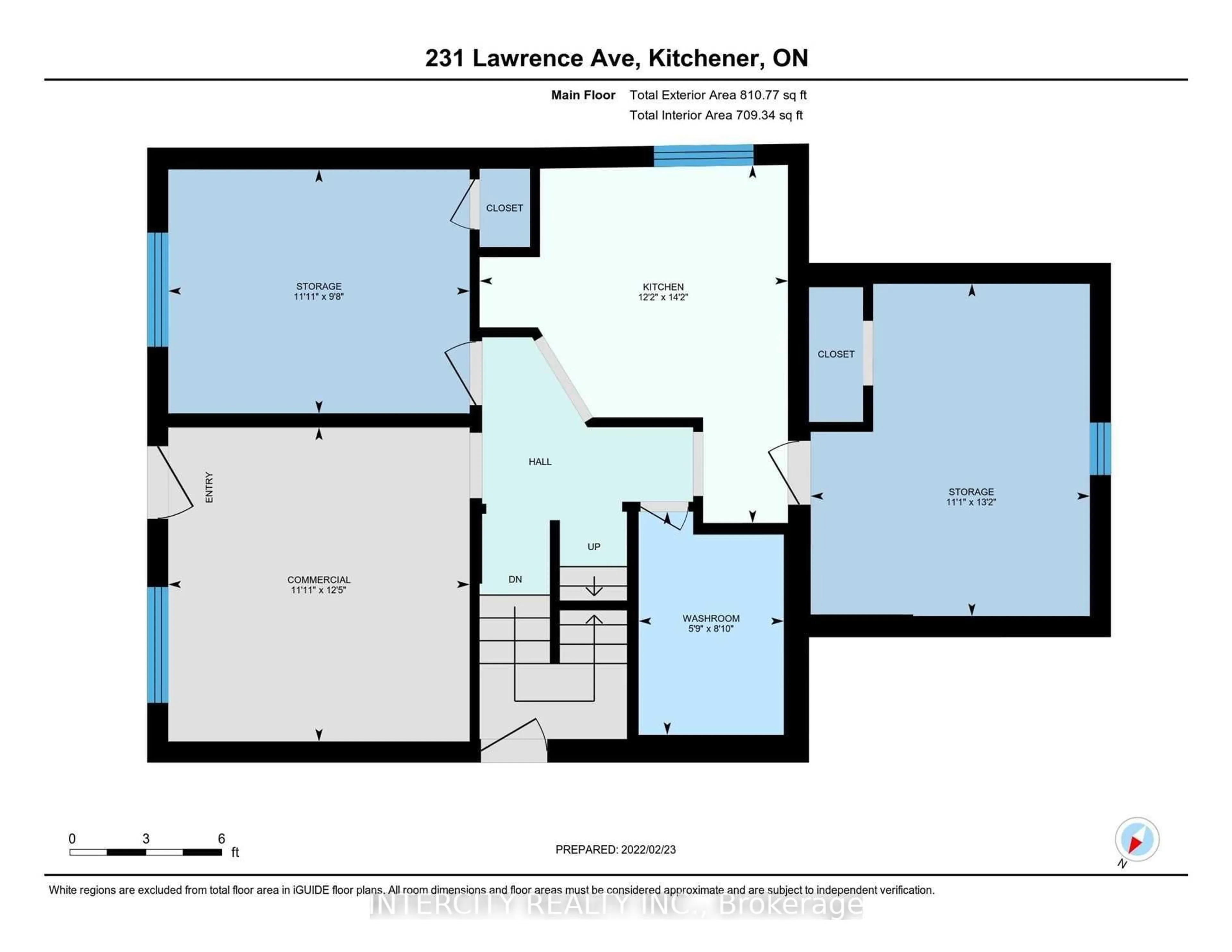 Floor plan for 231 Lawrence Ave, Kitchener Ontario N2M 1Y3