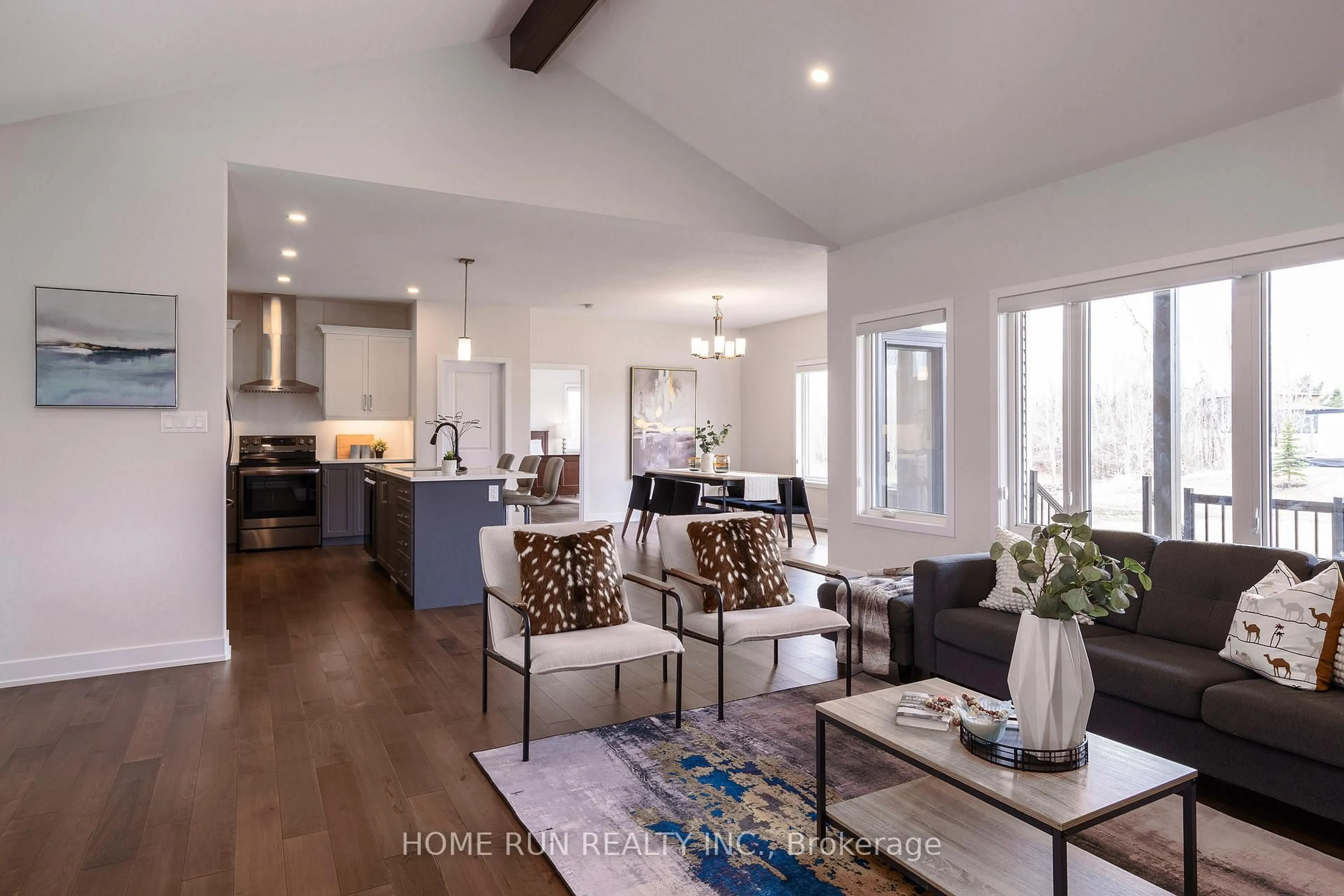 Open concept kitchen, wood/laminate floor for 212 SUMMERVIEW Terr, Ottawa Ontario K4P 1R3