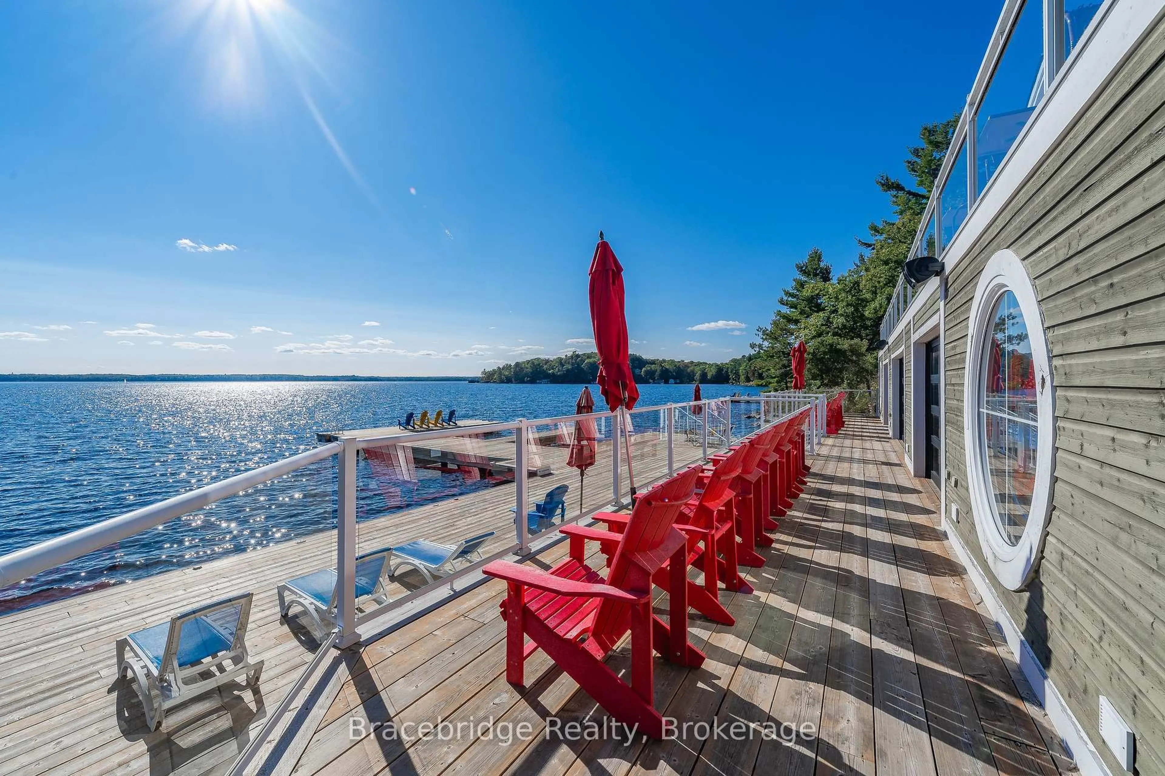 Patio, water/lake/river/ocean view for 1869 Muskoka Rd 118 Highway #A202-D1, Muskoka Lakes Ontario P1L 1W8