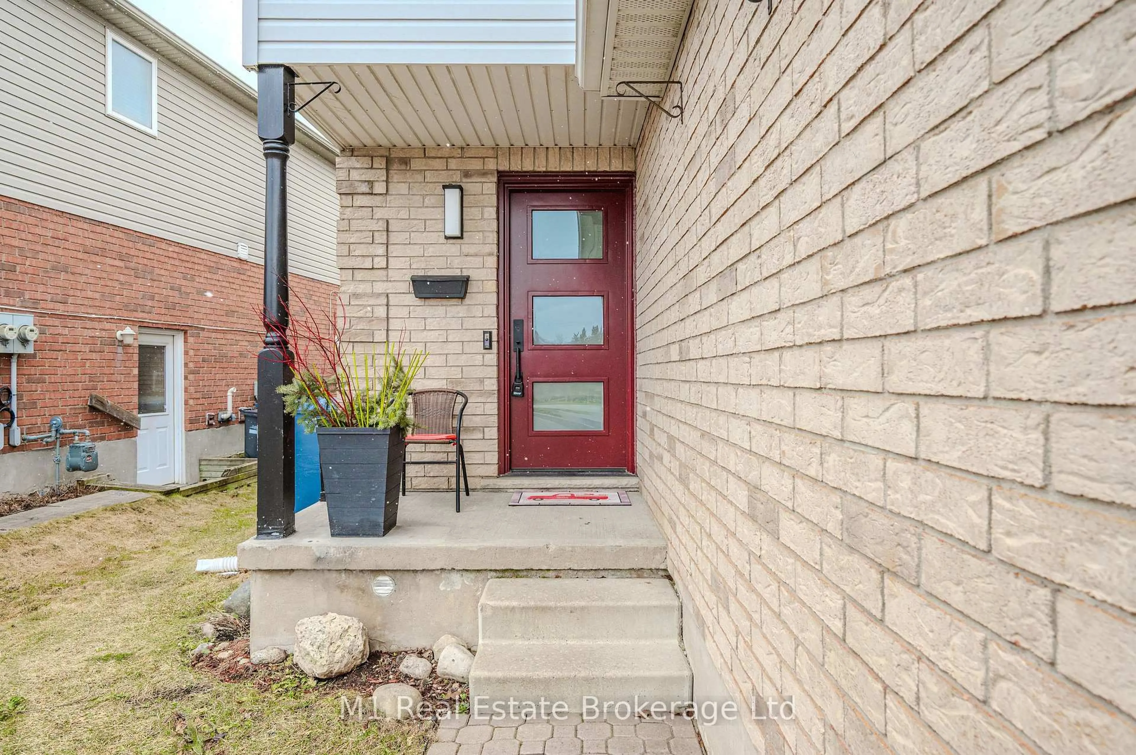 Home with brick exterior material, street for 155 Stephanie Dr, Guelph Ontario N1K 1X7