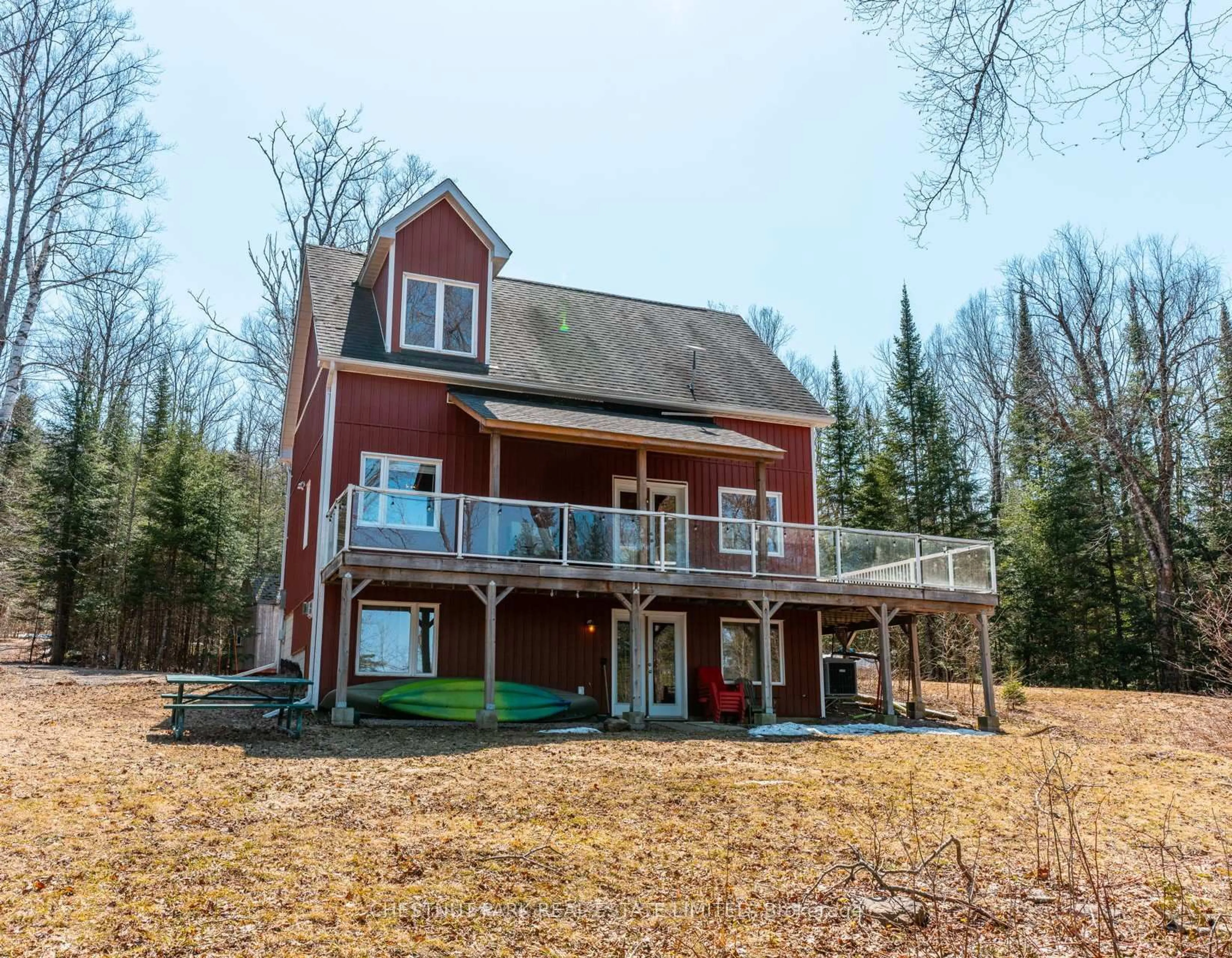 Home with vinyl exterior material, water/lake/river/ocean view for 1038 Stonehenge Lane, Highlands East Ontario K0L 1M0