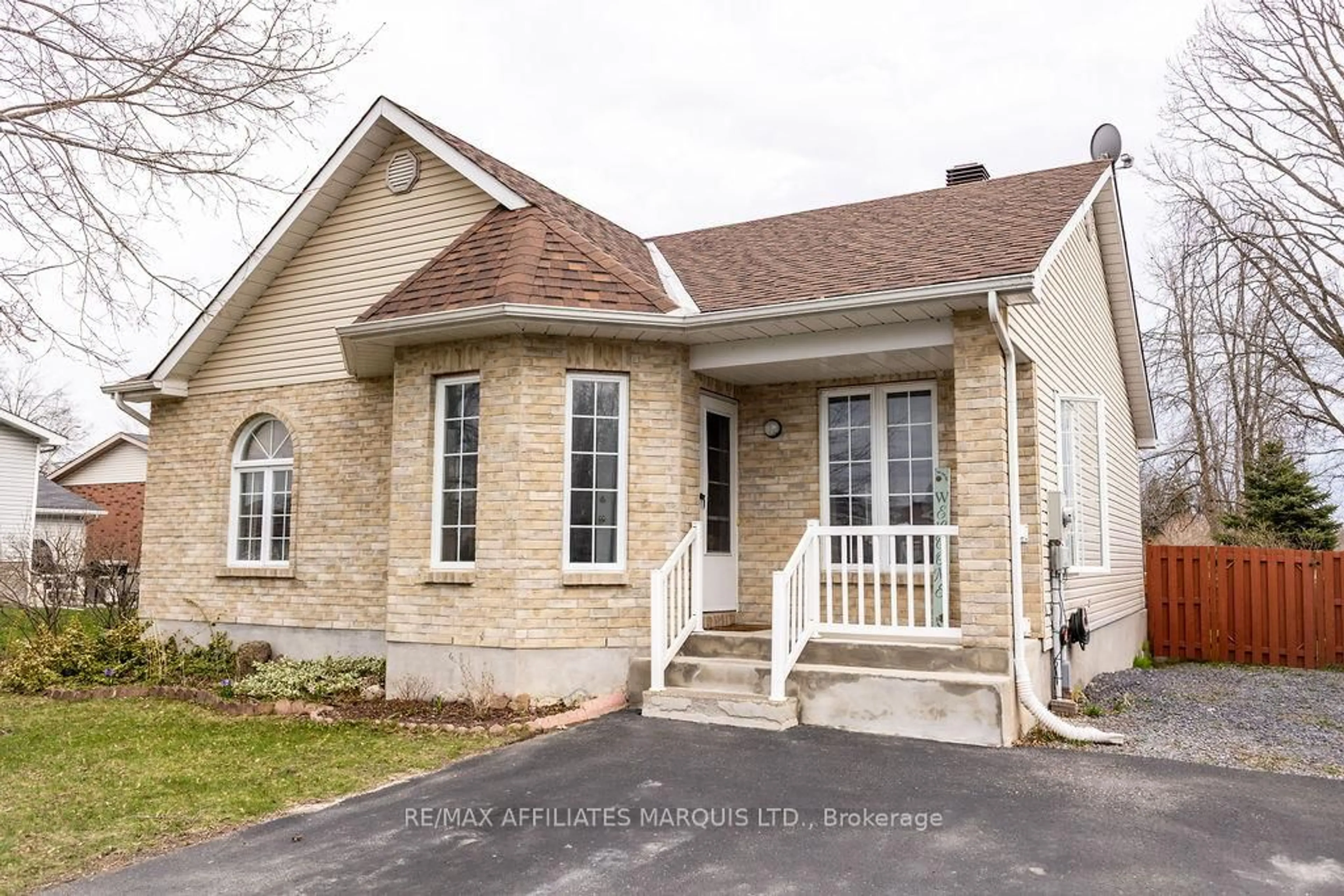 Home with brick exterior material, street for 1 Walner Ave, South Stormont Ontario K0C 1P0