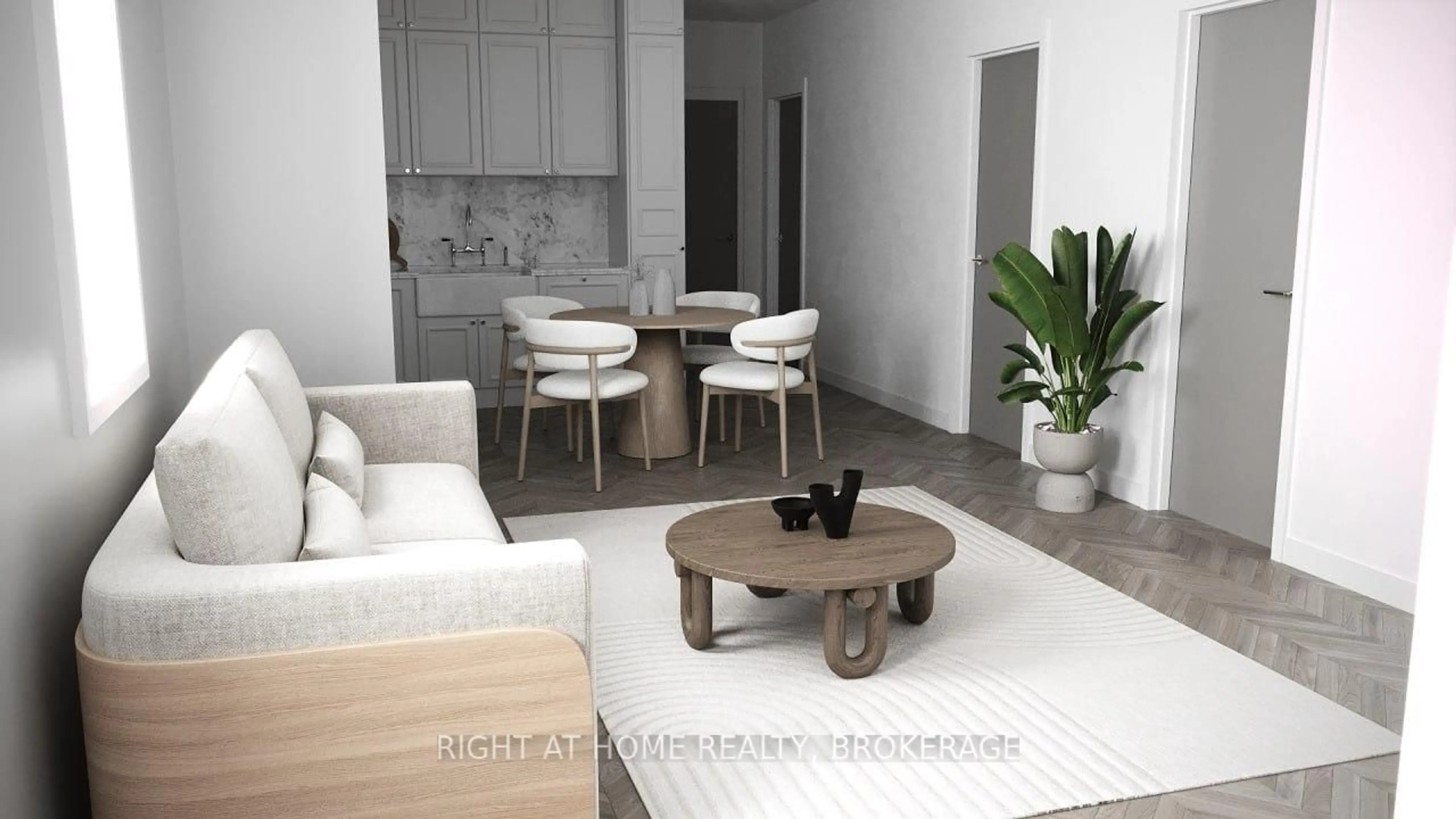Living room with furniture, unknown for 18 Merritt St, St. Catharines Ontario L2T 1J3