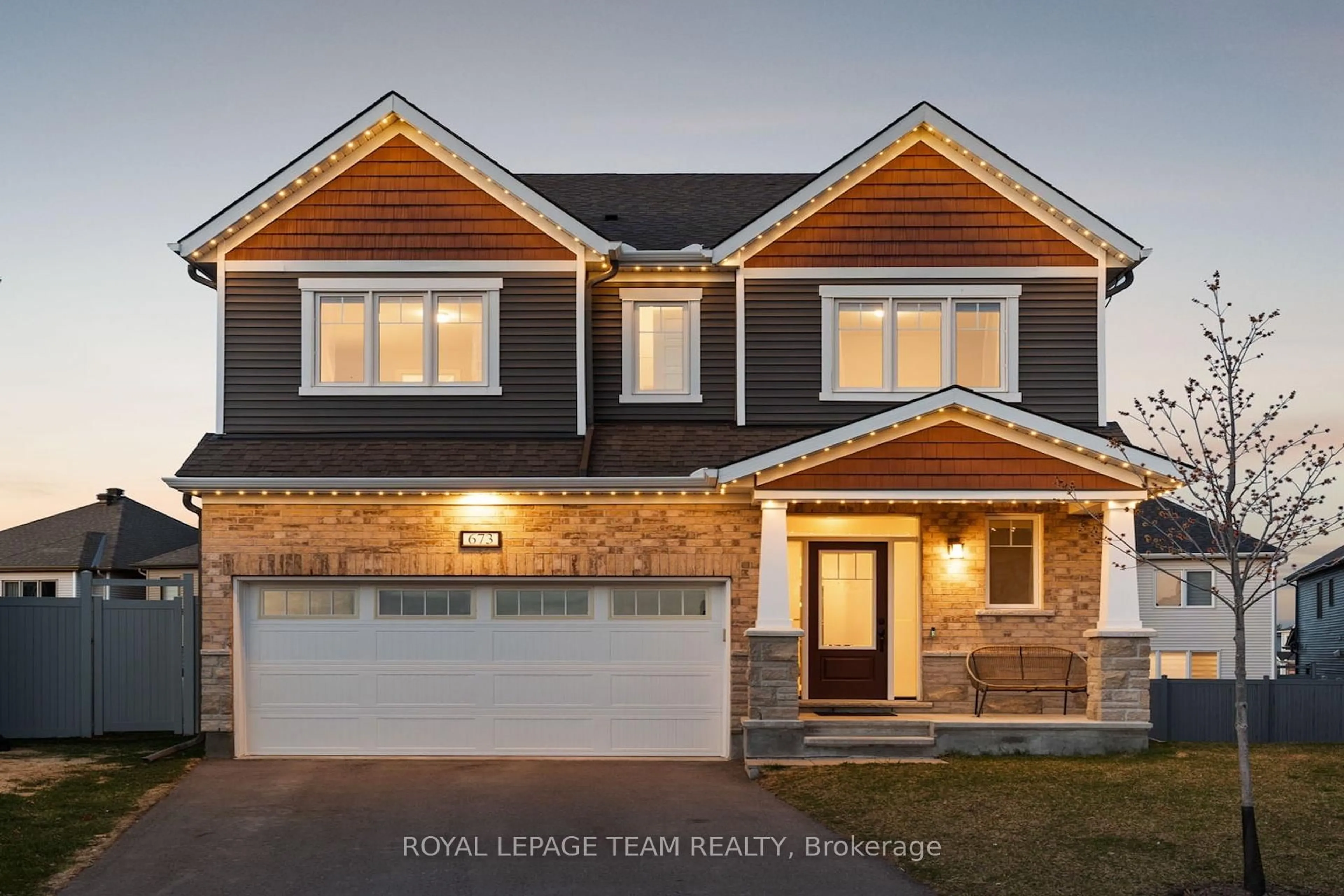 Home with brick exterior material, street for 673 Rye Grass Way, Ottawa Ontario K2J 6Z8