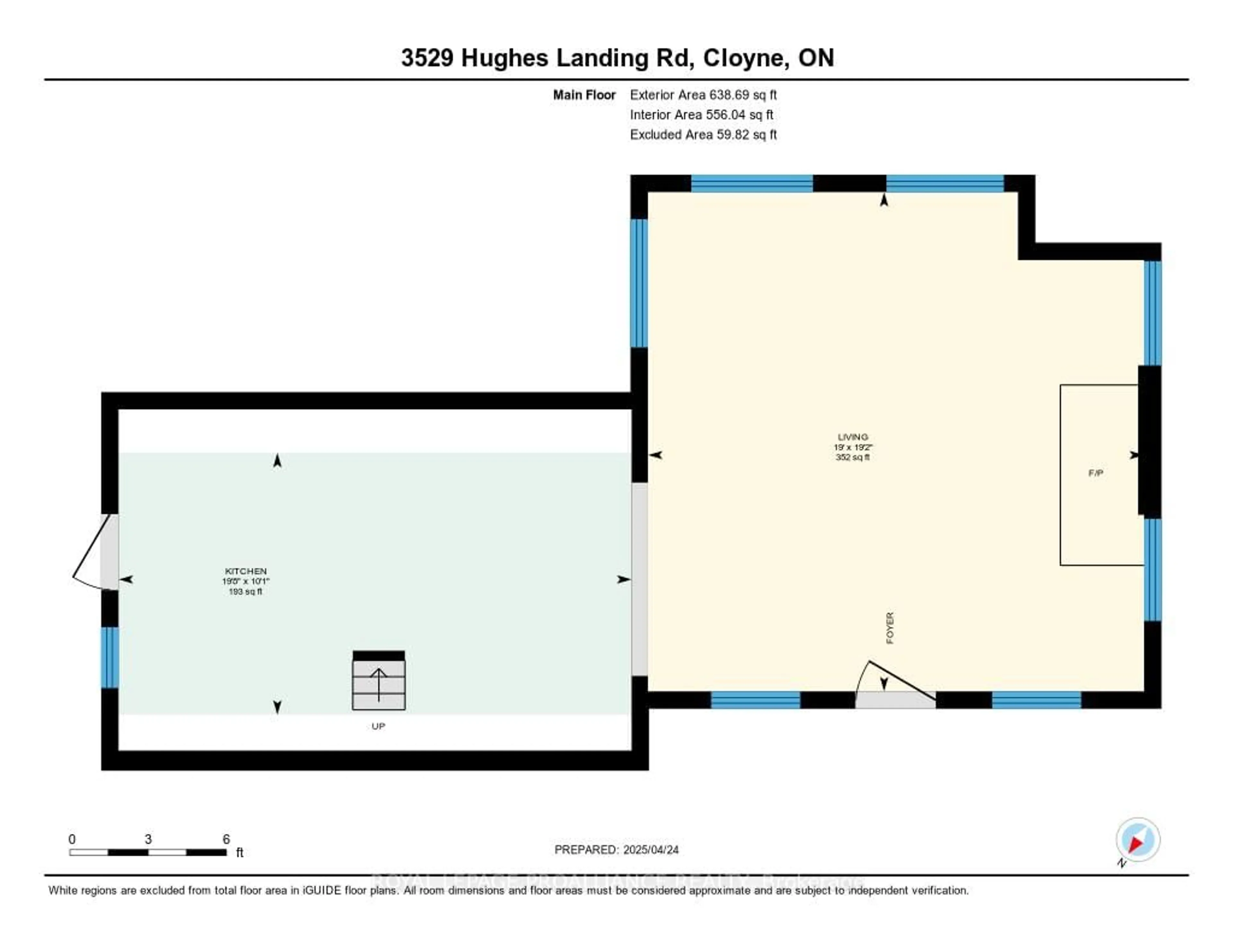 Floor plan for 3529 Hughes Landing Rd, Cloyne Ontario K0H 1K0