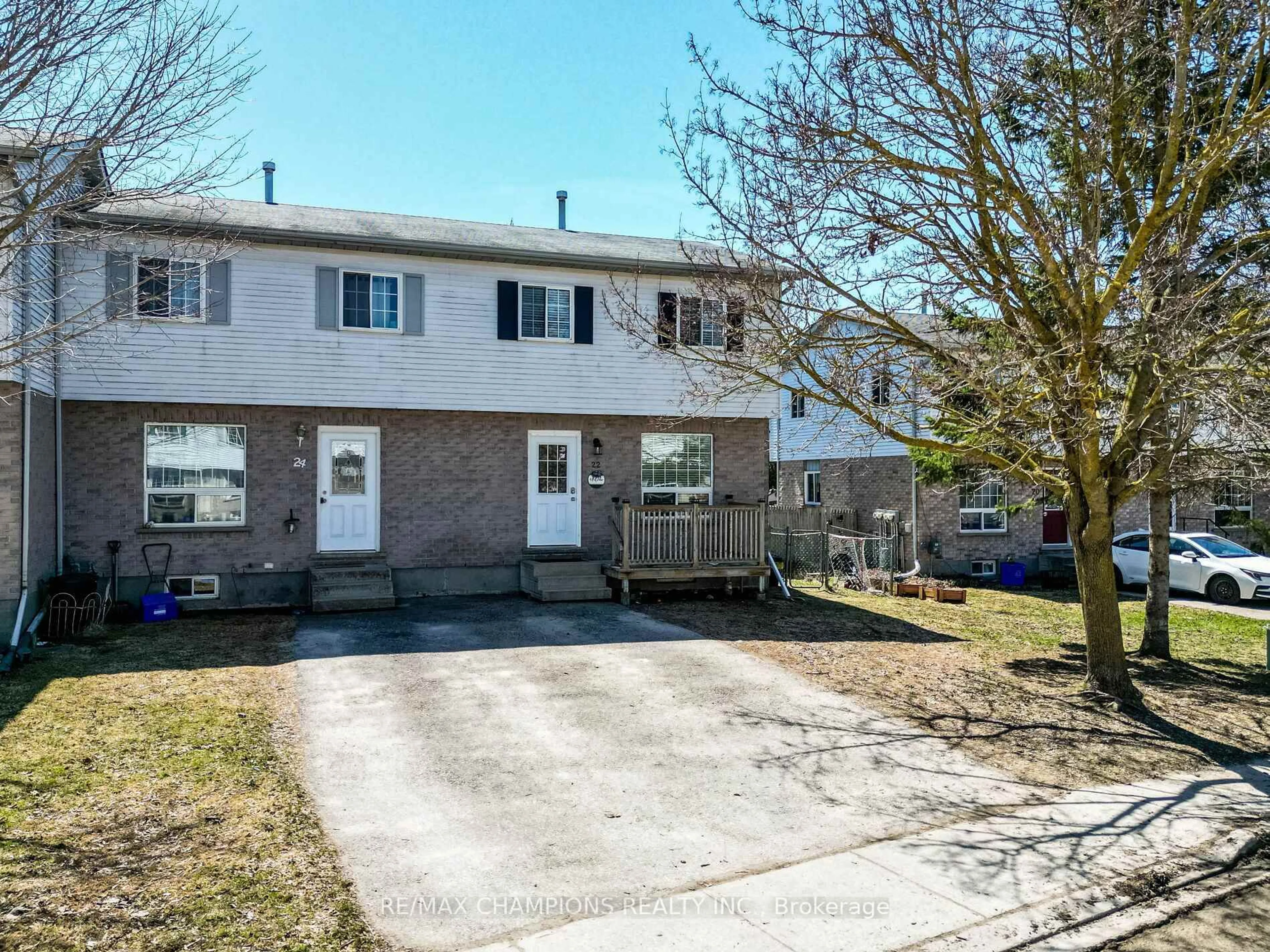 A pic from outside/outdoor area/front of a property/back of a property/a pic from drone, street for 22 Farrell Lane, Wellington North Ontario N0G 1A0