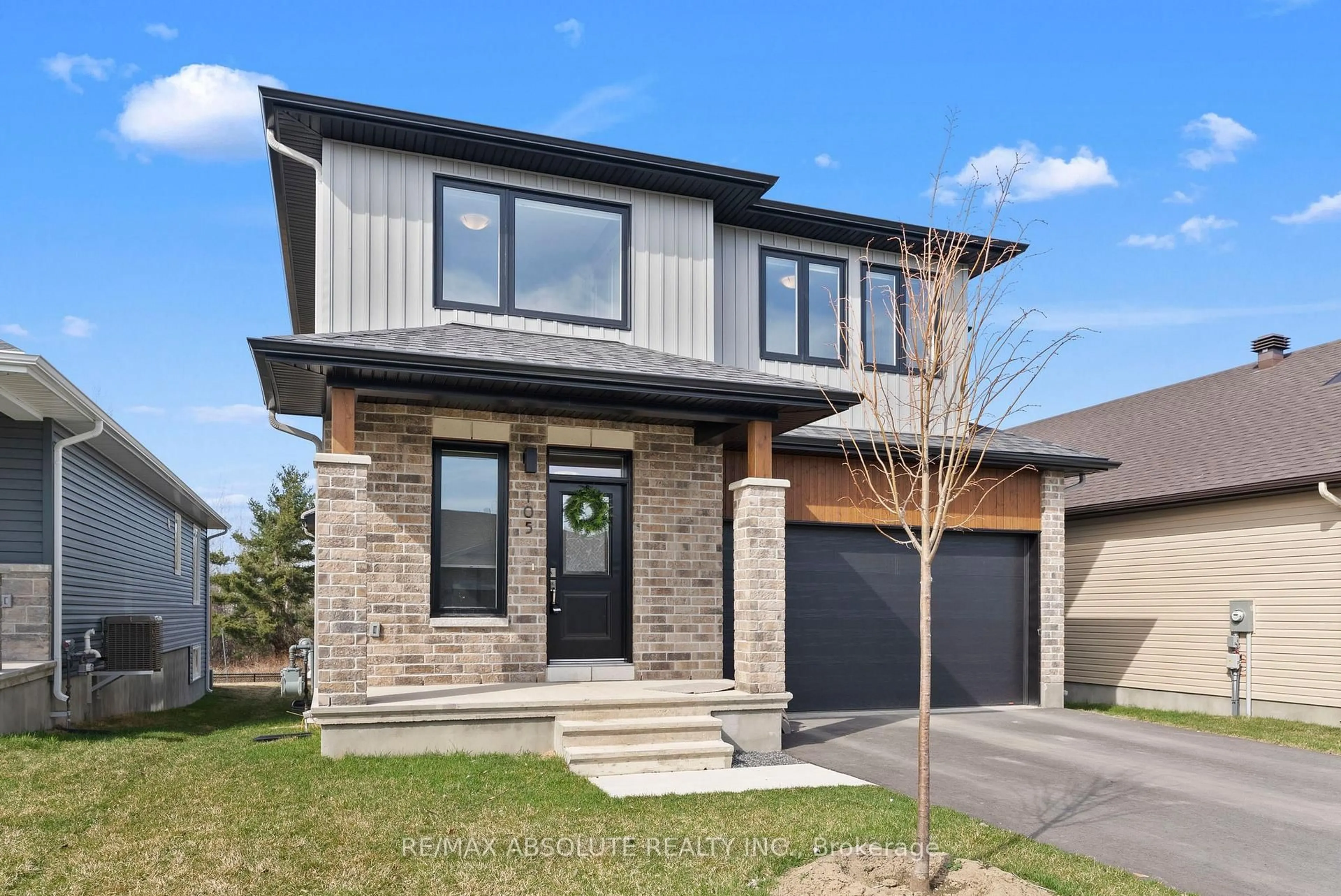 Home with brick exterior material, street for 105 Seabert Dr, Arnprior Ontario K7S 0K1