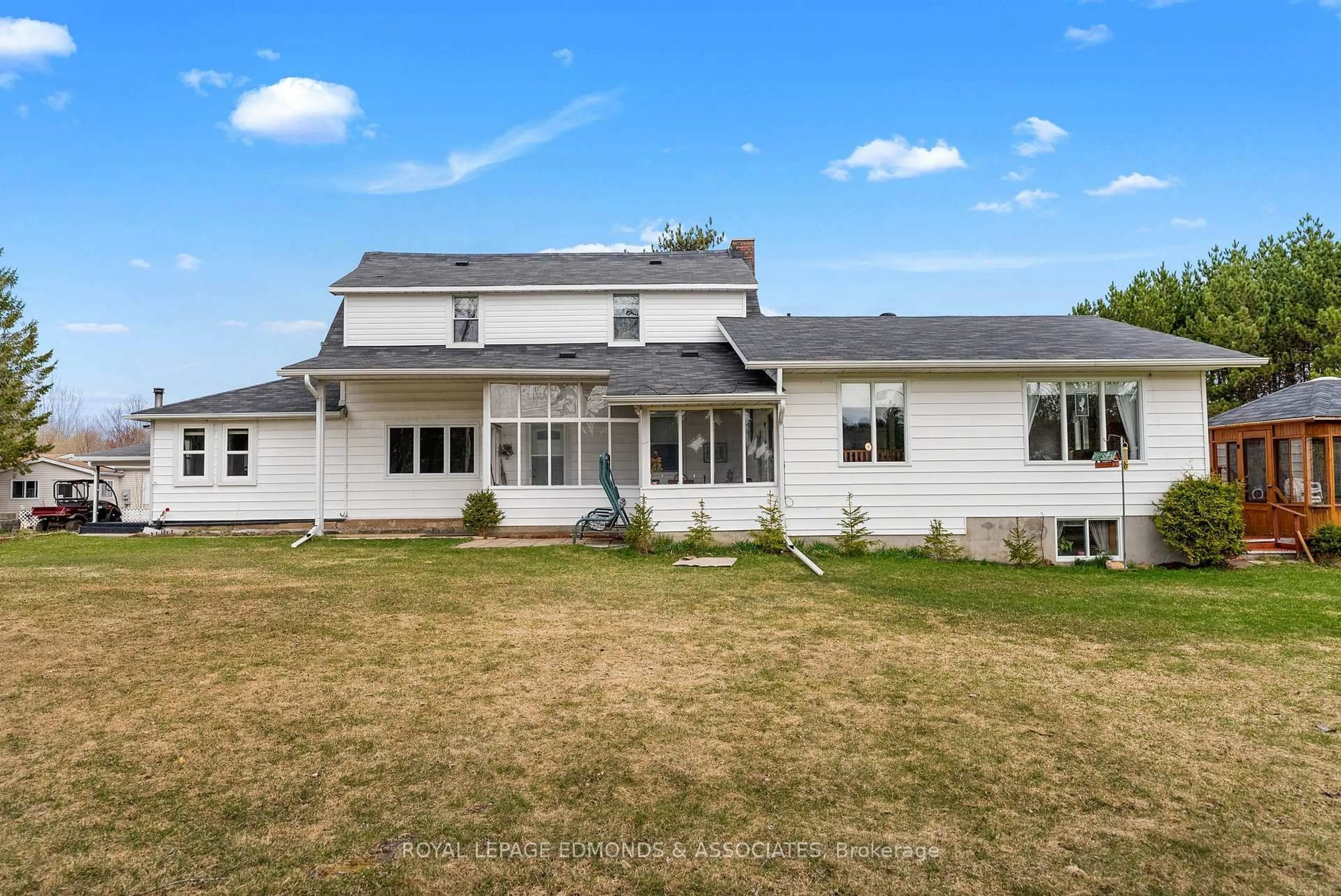 A pic from outside/outdoor area/front of a property/back of a property/a pic from drone, unknown for 11333 Round Lake Rd, Pembroke Ontario K8A 0K9