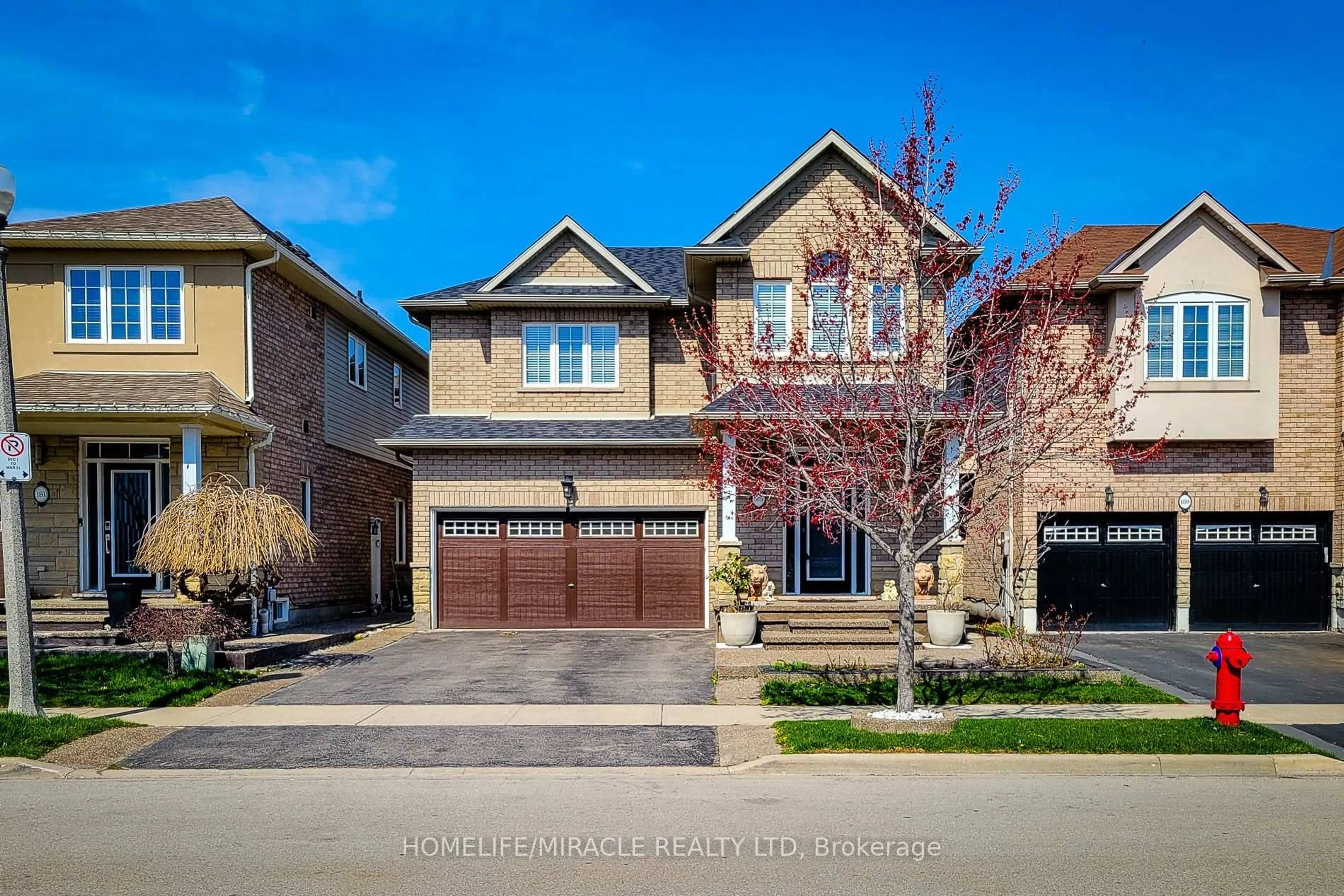 Home with brick exterior material, street for 185 Palacebeach Tr, Hamilton Ontario L8E 0C2
