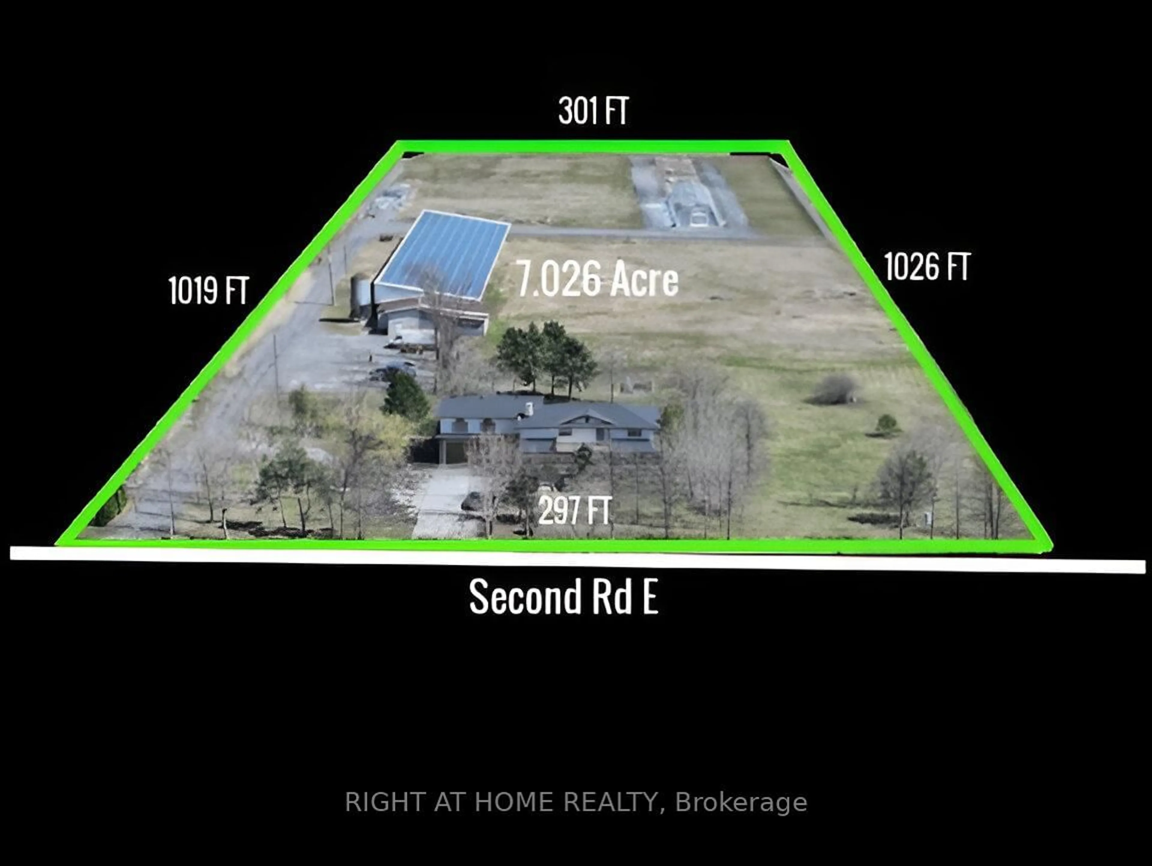 A pic from outside/outdoor area/front of a property/back of a property/a pic from drone, building for 96 Second Rd, Hamilton Ontario L8J 3J2