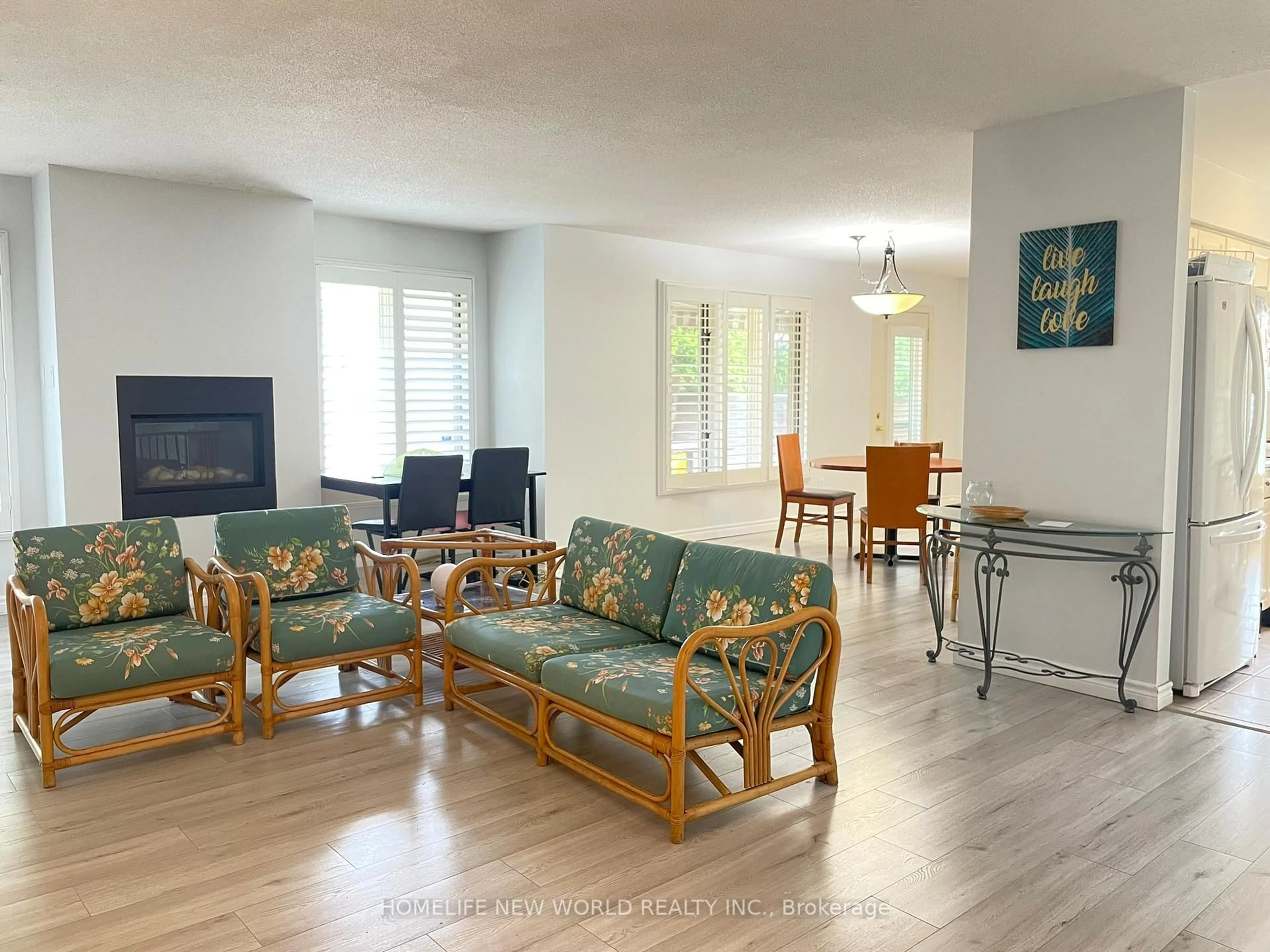 Living room with furniture, wood/laminate floor for 1500 RICHMOND St #77, London North Ontario N6G 4T8