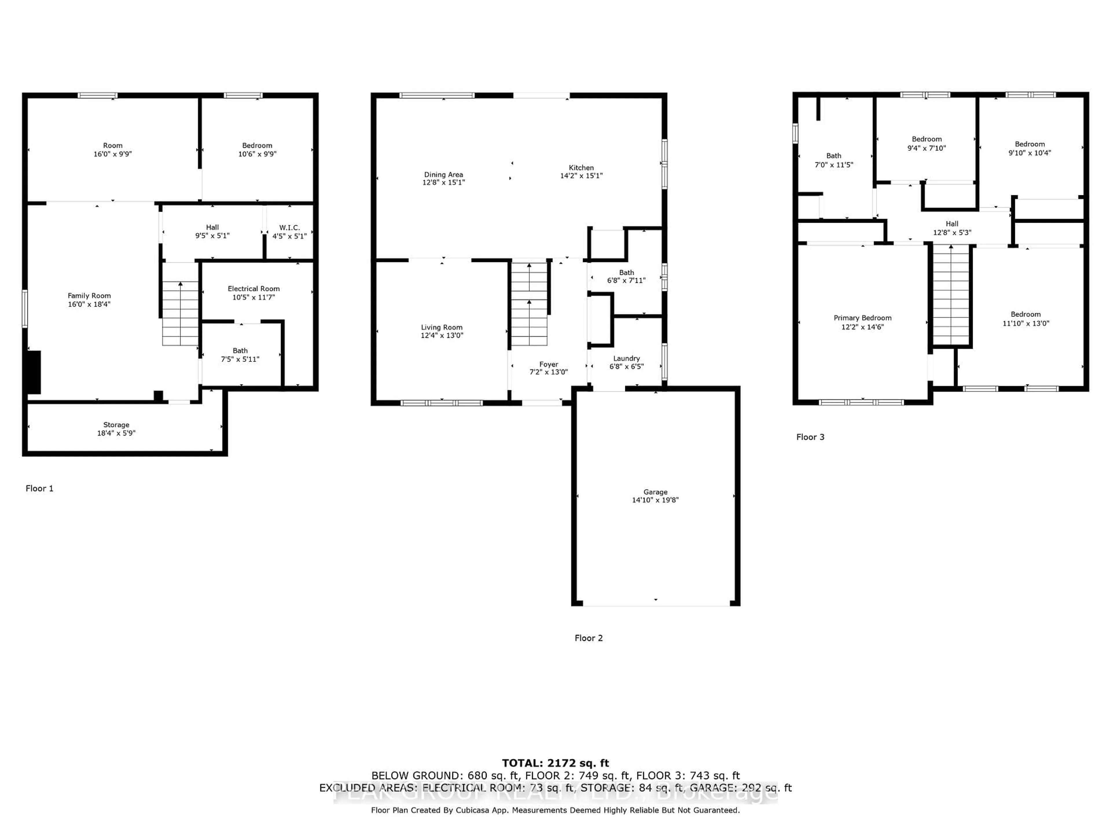 Floor plan for 427 Trillium Ave, Welland Ontario L3C 7H1