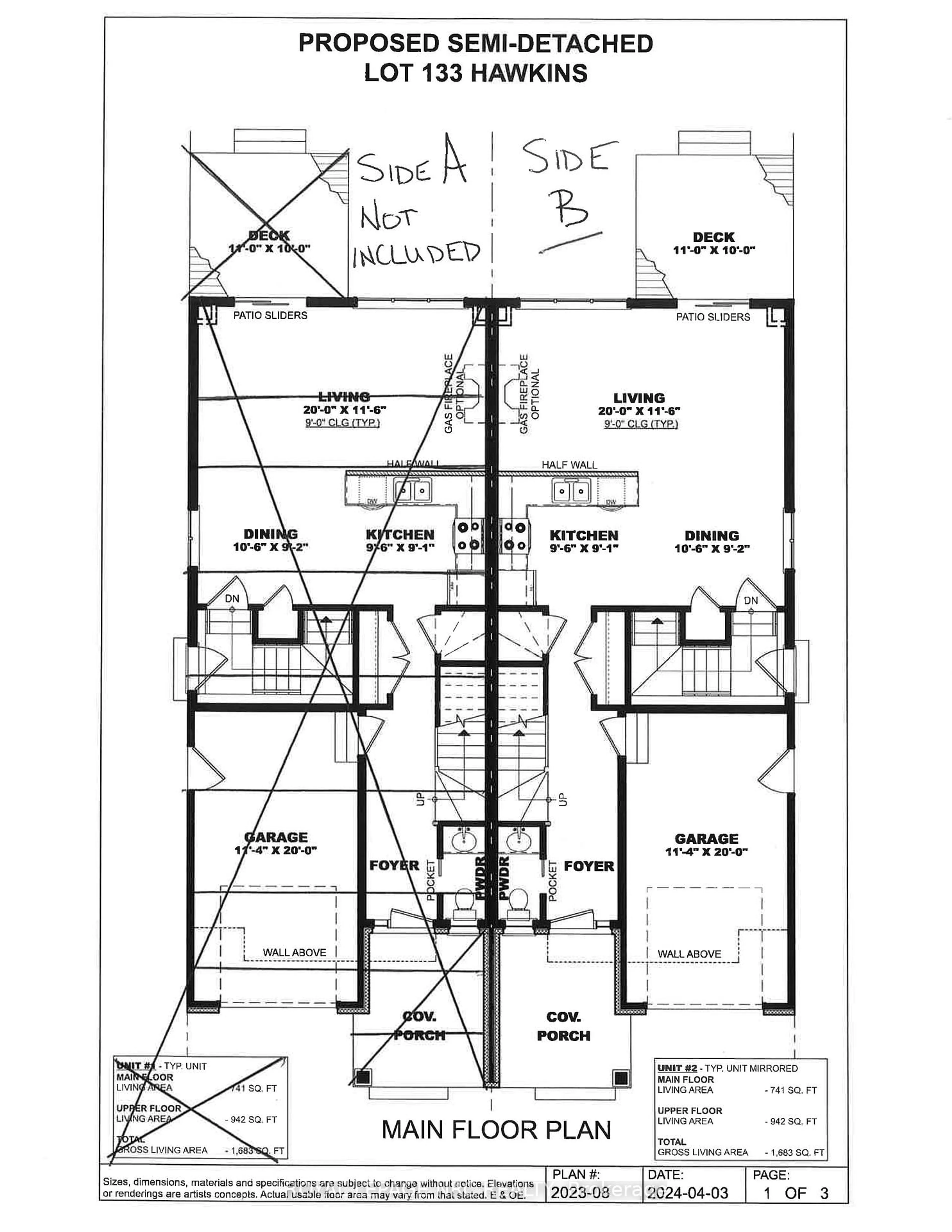 Floor plan for 6672 Hawkins St, Niagara Falls Ontario L2G 3B7