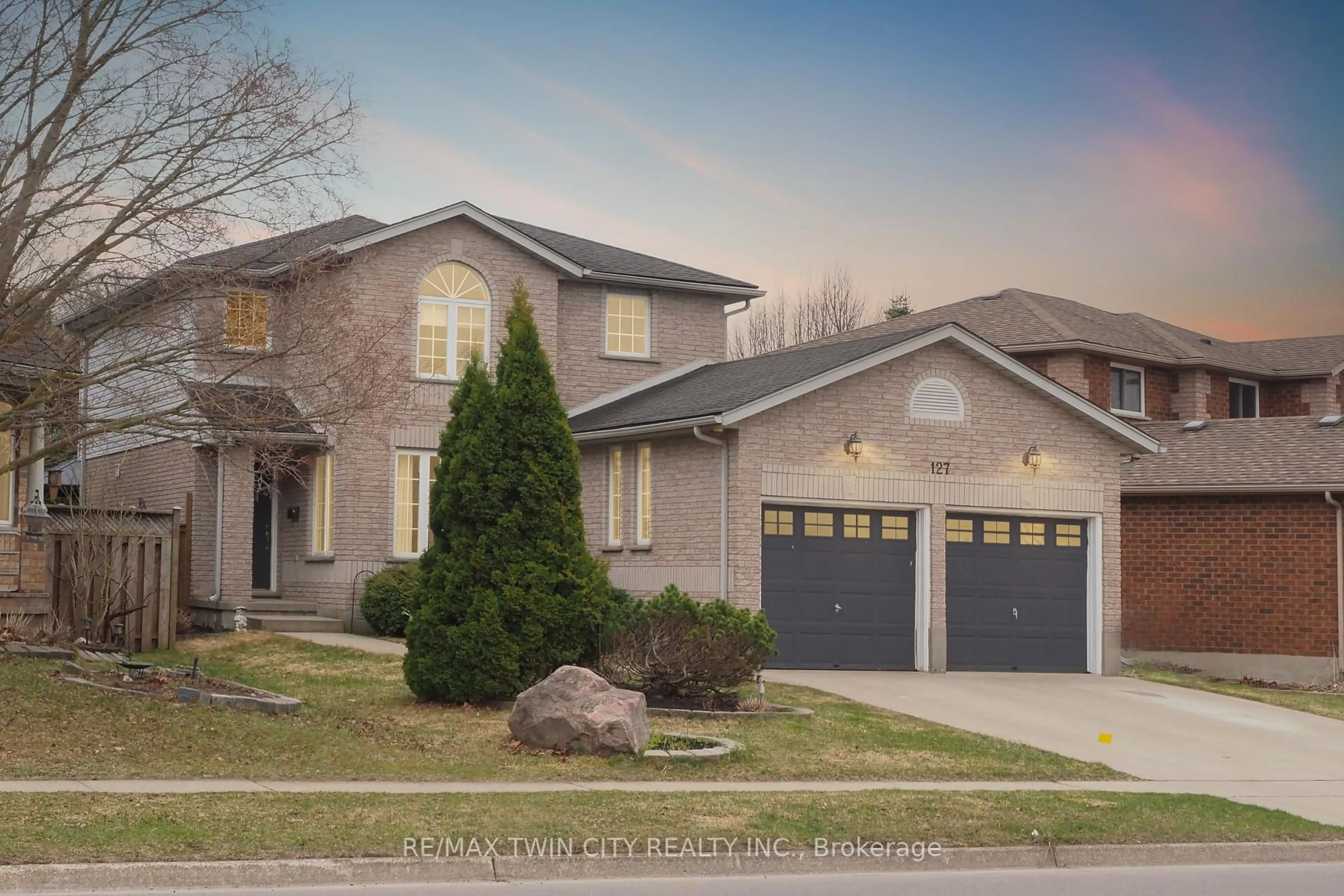Home with brick exterior material, street for 127 Melran Dr, Cambridge Ontario N3C 4C6
