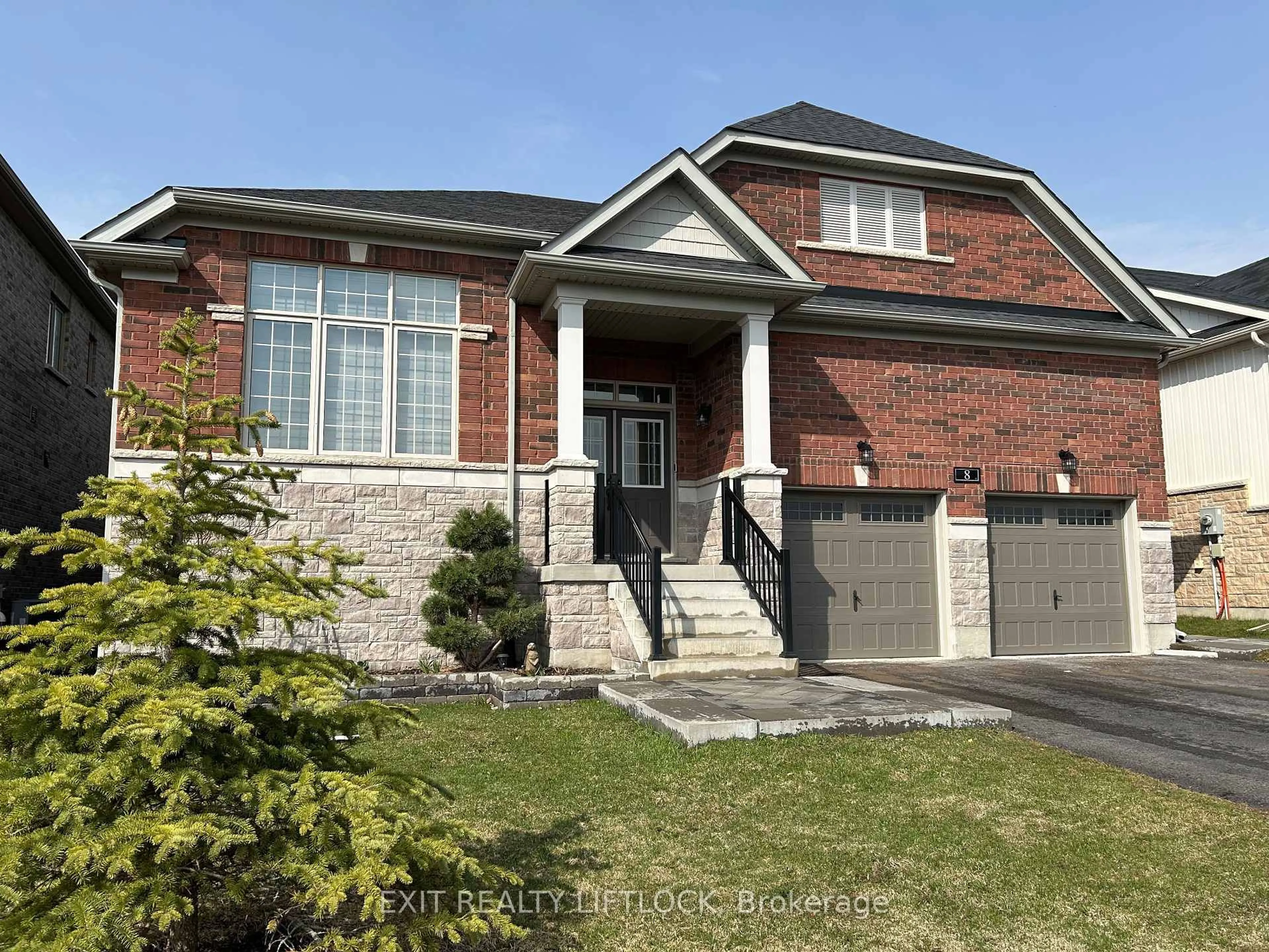 Home with brick exterior material, street for 8 Station Dr, Cavan Monaghan Ontario L0A 1G0