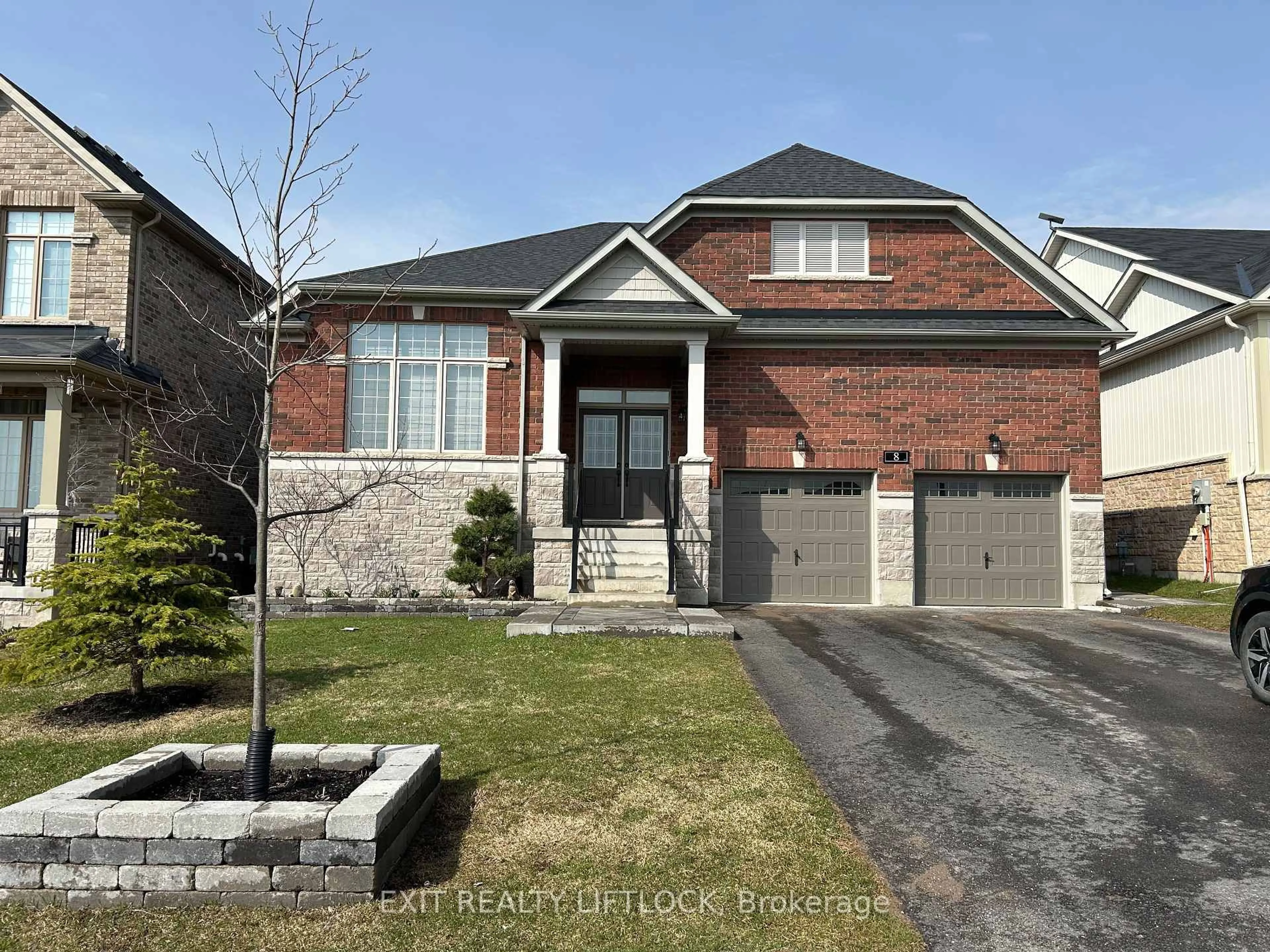 Home with brick exterior material, street for 8 Station Dr, Cavan Monaghan Ontario L0A 1G0