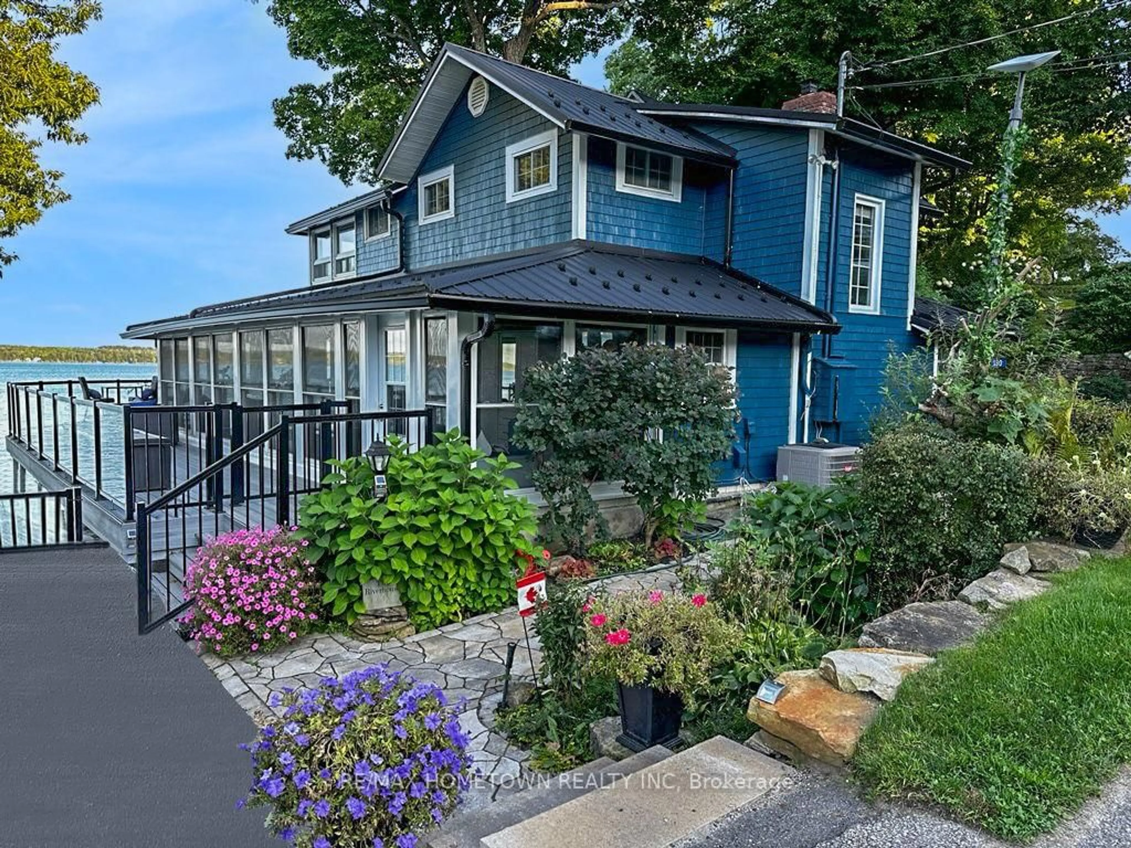 Home with vinyl exterior material, street for 130 Butternut Bay Rd, Elizabethtown-Kitley Ontario K6V 7E5