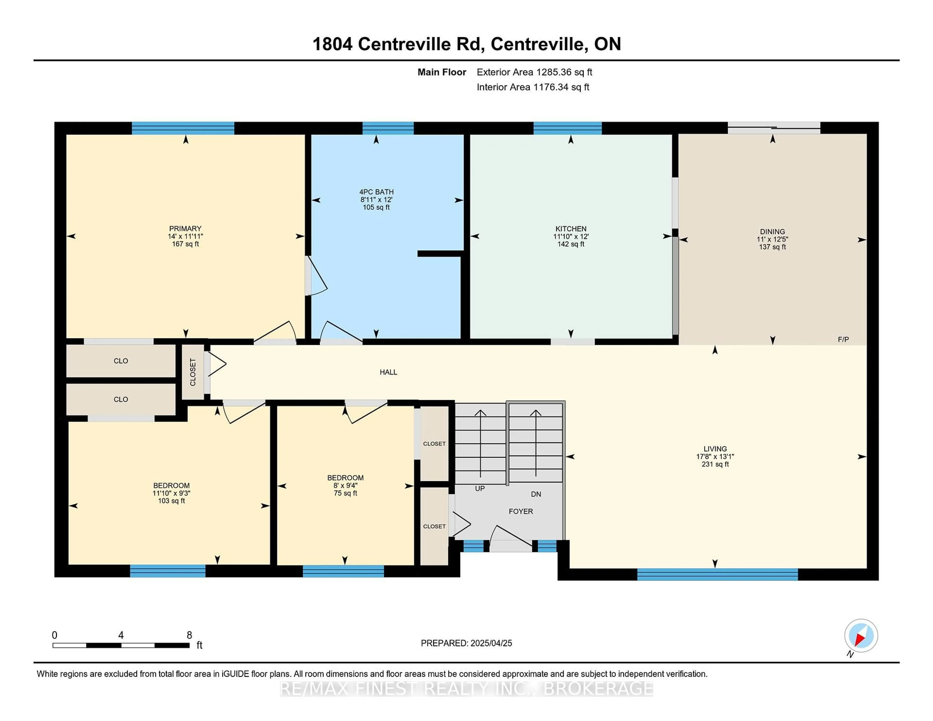 Floor plan for 1804 Centreville Rd, Stone Mills Ontario K0K 1N0