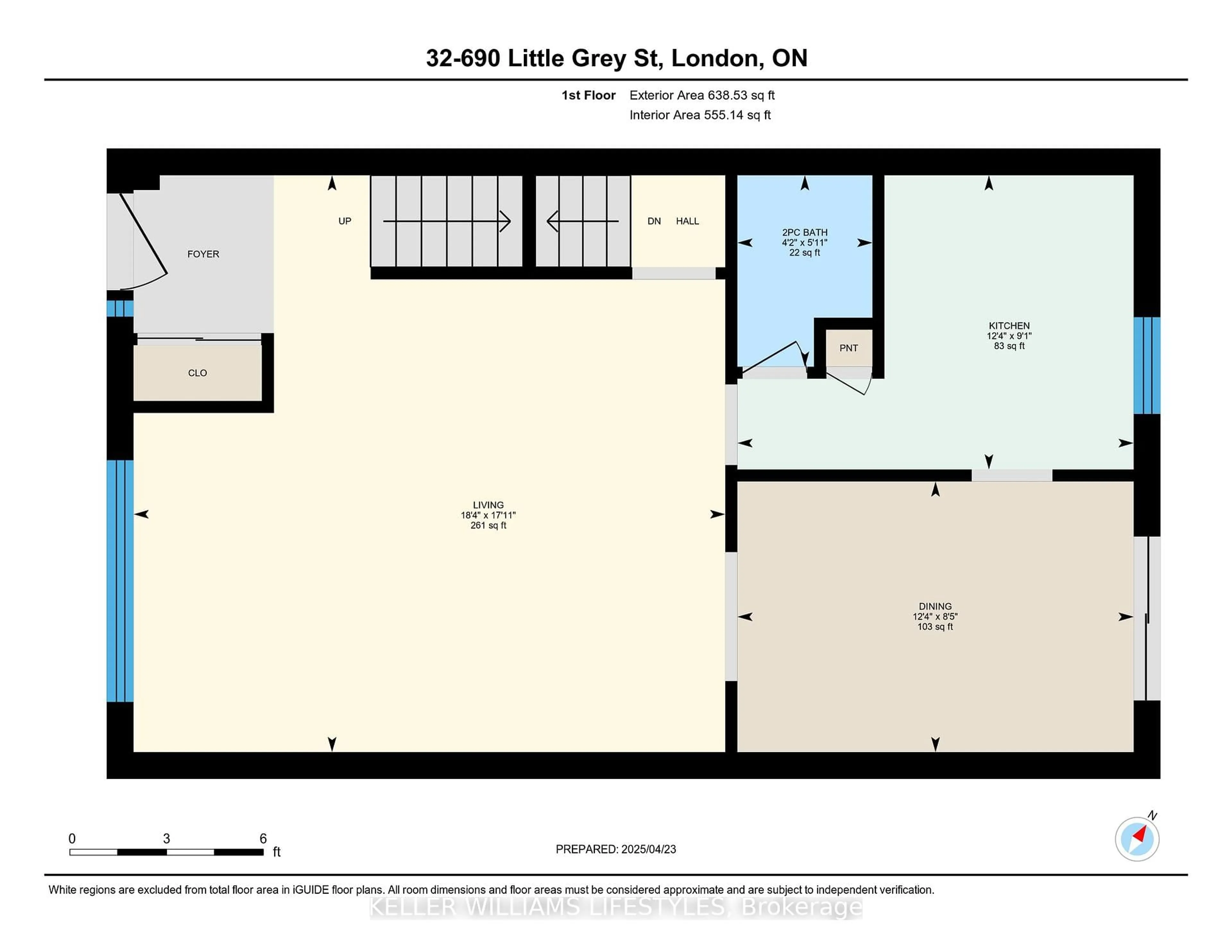 Floor plan for 690 LITTLE GREY St #32, London East Ontario N5Z 4M9