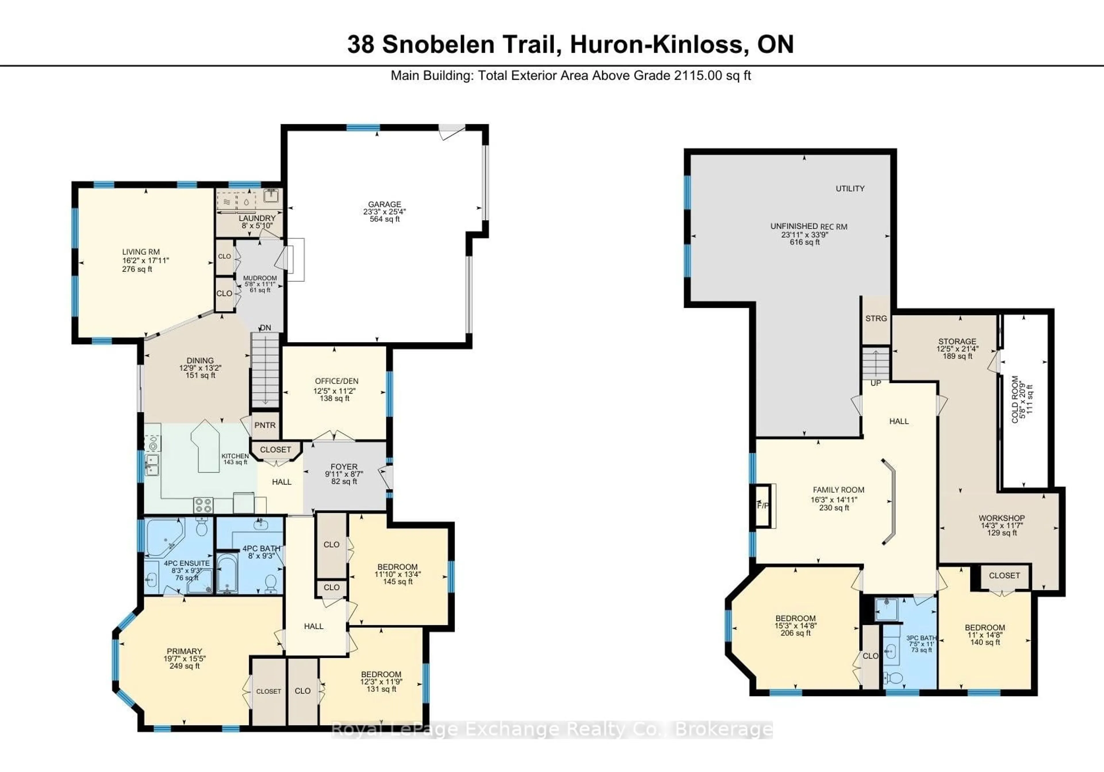 Floor plan for 38 Snobelen Tr, Huron-Kinloss Ontario N2Z 0C4