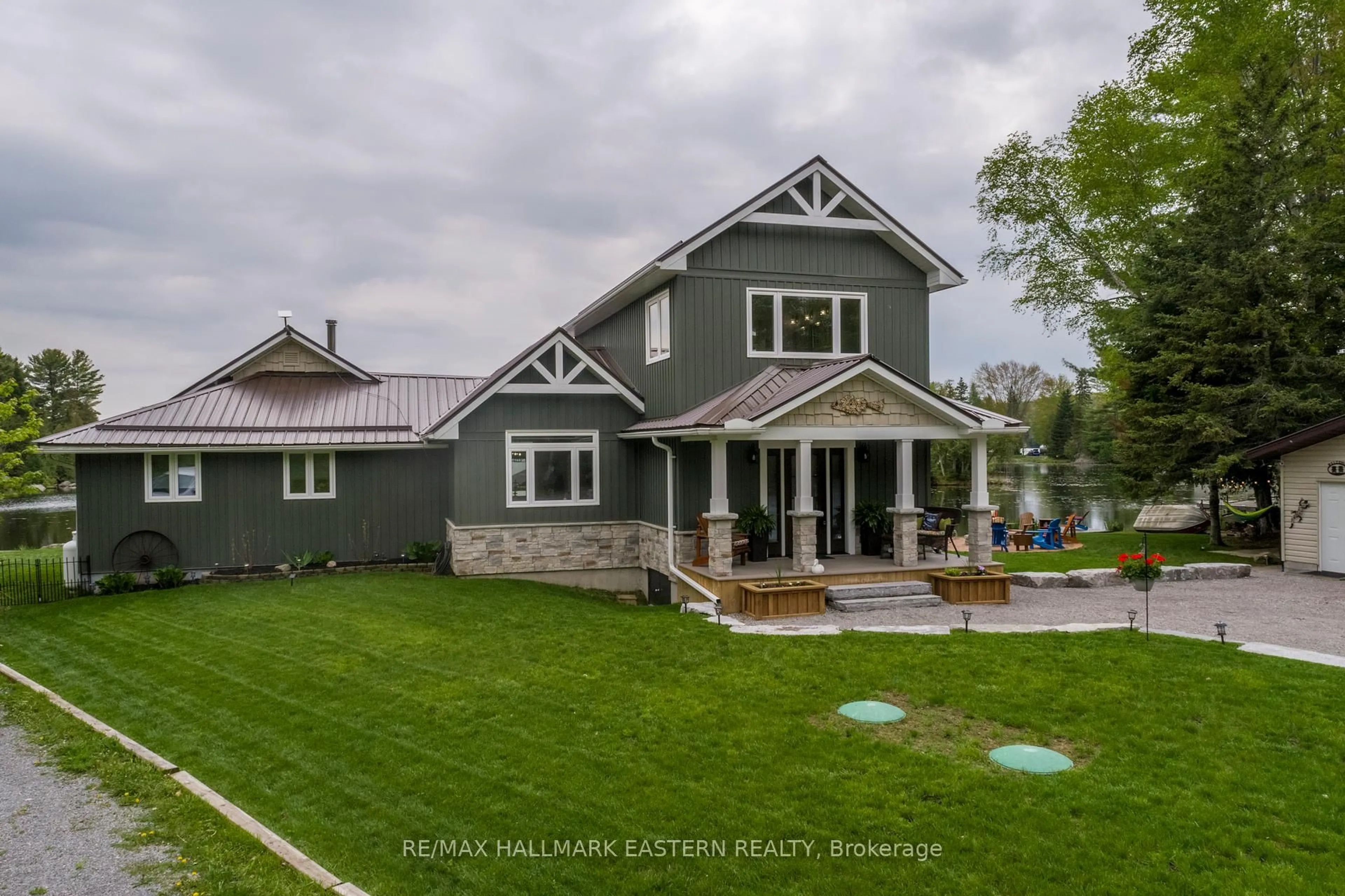 A pic from outside/outdoor area/front of a property/back of a property/a pic from drone, unknown for 2151 Little Chipmunk Rd, Douro-Dummer Ontario K0L 2H0