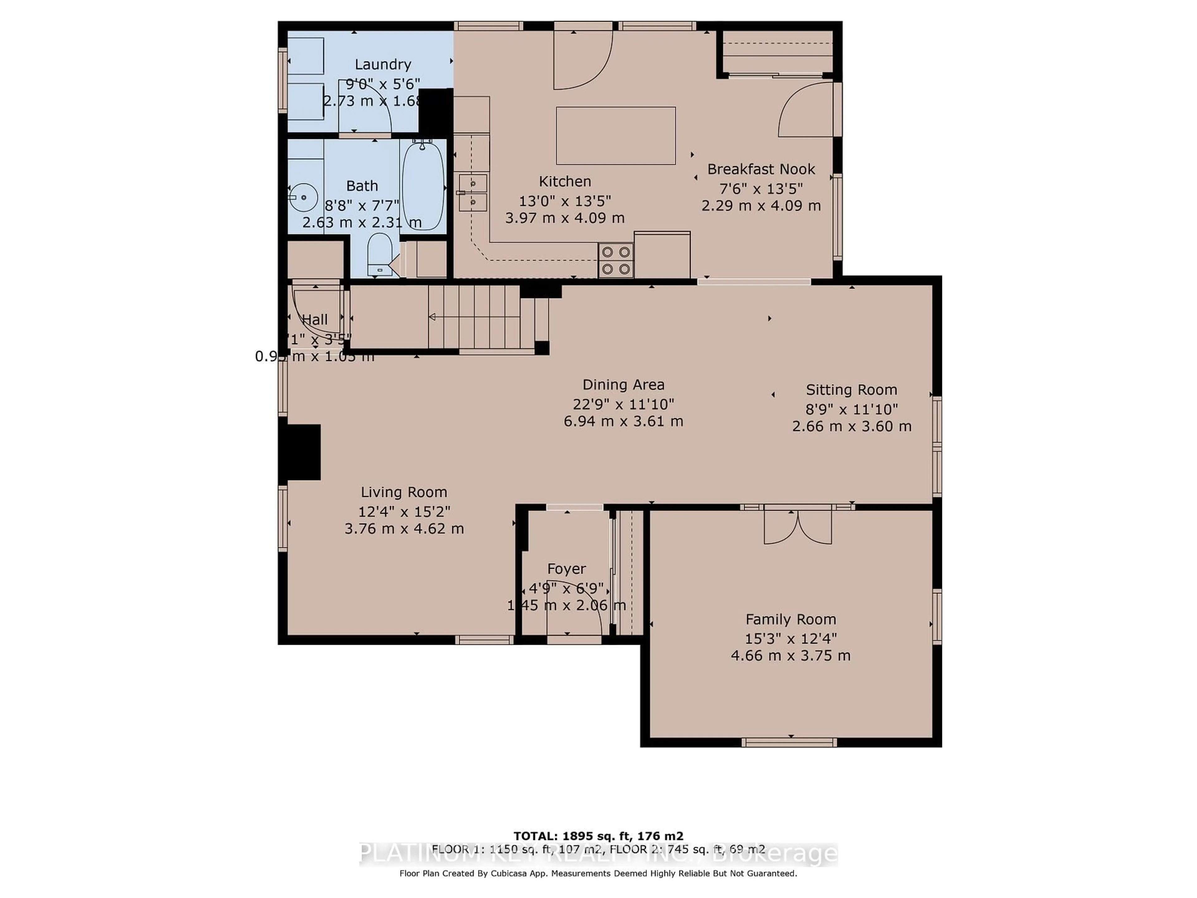 Floor plan for 10 Smith St, Lambton Shores Ontario N0M 1B0